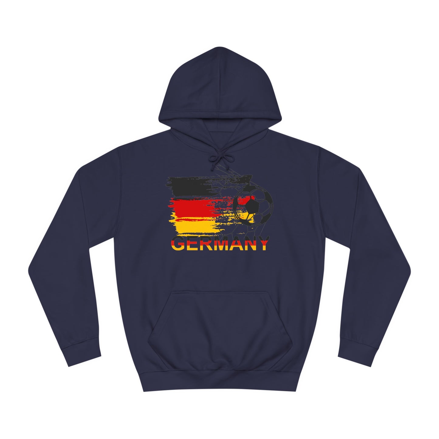 Deutsche Fußball Mannschaft Fan Unisex Hoodies - Beide Seiten gedruckt