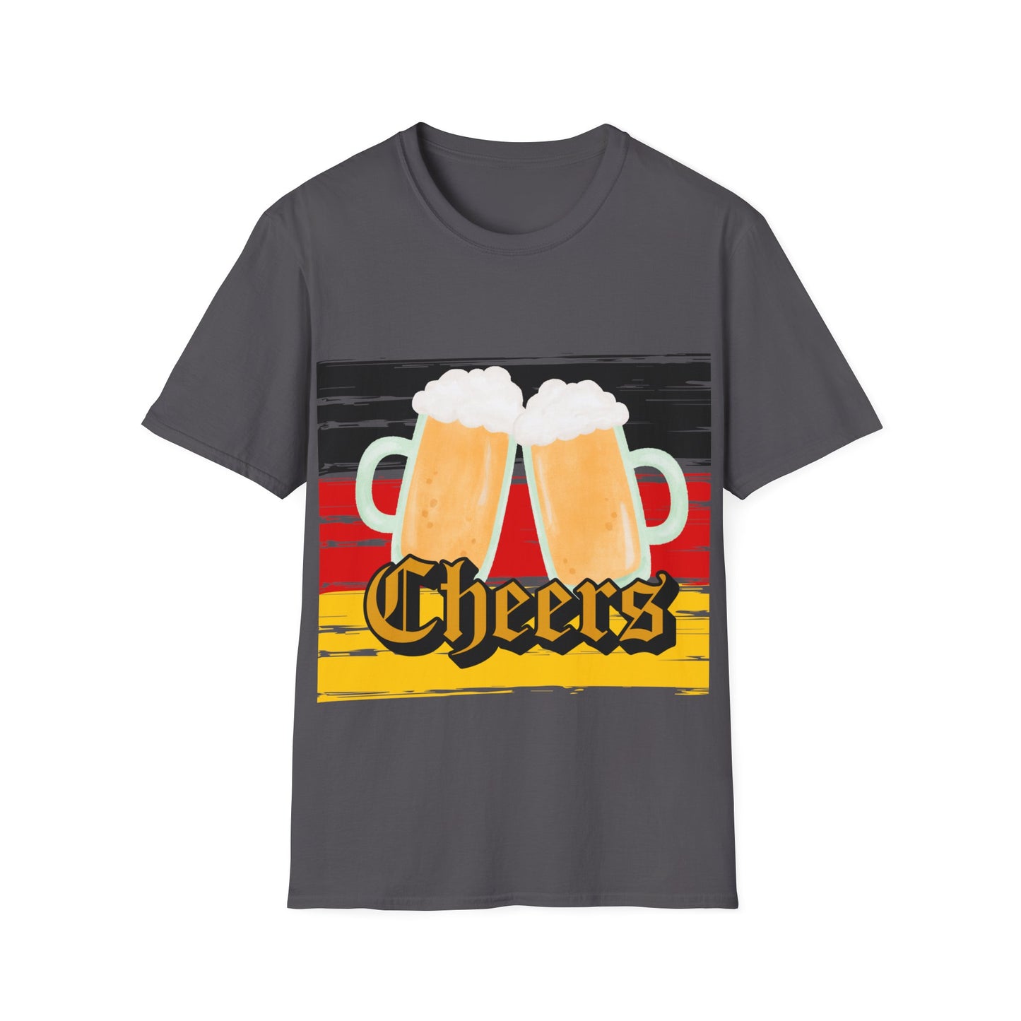 Prost und Cheers aus Deutschland, auf trendigen Unisex T-Shirts, German Beer, Made in Germany