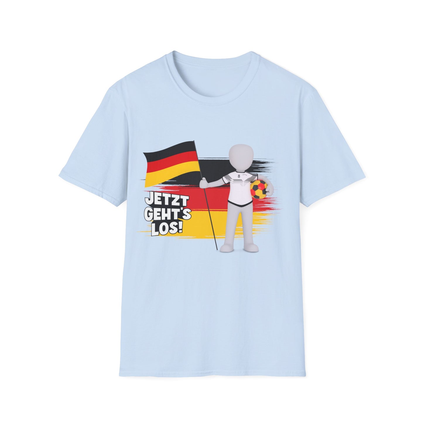 Einzigartige Unisex T-Shirt-Motive für Fußballfans, Echte Fanbekleidung mit deutscher Fußballleidenschaft, Nationalmannschaft-Fantrikot