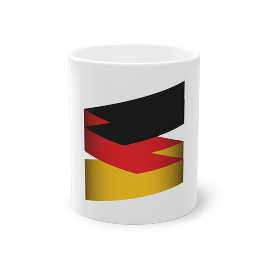 Deutsche MotivDesign - auf Kaffeetasse, Teetasse bedruckt - Farbe: weiß, Standardtasse, groß 11 Unzen