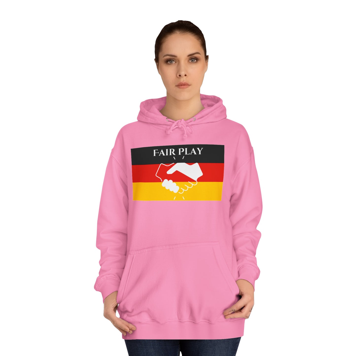 Hochwertige Hoodies - Fairplay für Deutschland - Beide Seiten gedruckt