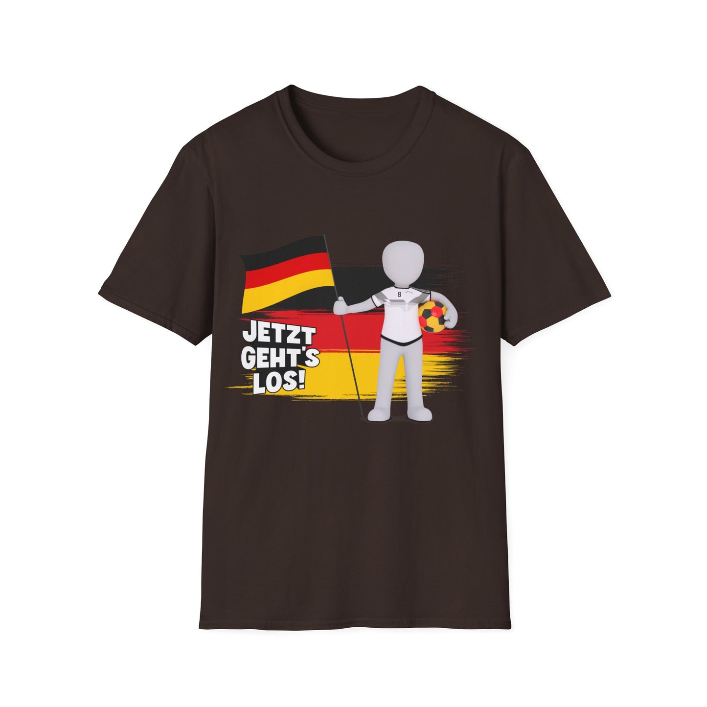 Einzigartige Unisex T-Shirt-Motive für Fußballfans, Echte Fanbekleidung mit deutscher Fußballleidenschaft, Nationalmannschaft-Fantrikot