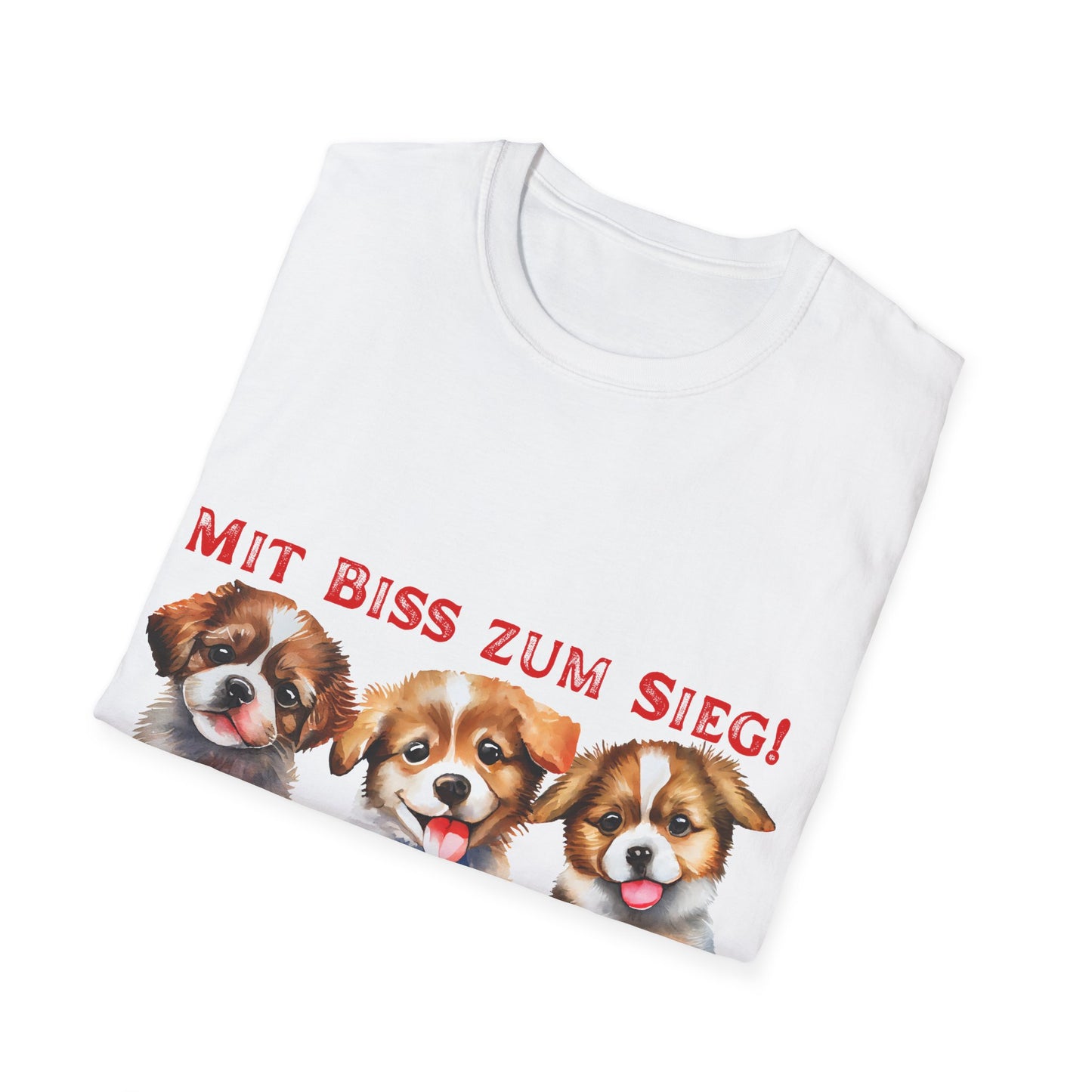 Deutsche Hunde für die Nationalmannschaft, Fußballfan Unisex T-Shirts tragen mit bis zum Sieg