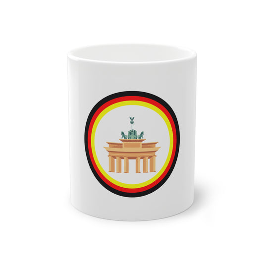 Brandenburger Tor auf Kaffeetasse, Teetasse für jeden Tag, Farbe: weiß, Standardtasse, groß 11 Unzen, bedruckt