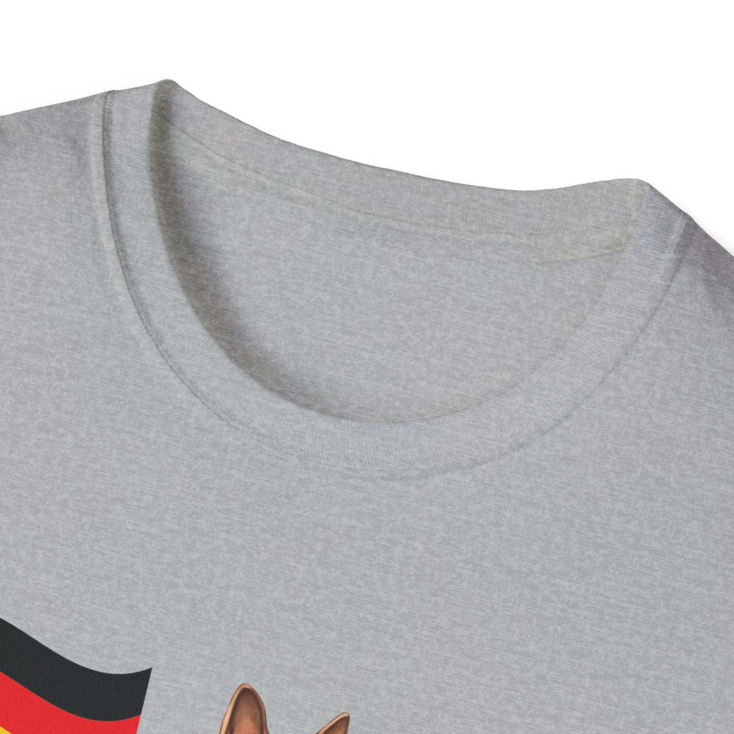 Mit biss zum Sieg für Deutschland, Fußballs Top-Hundefans auf Unisex-T-Shirts