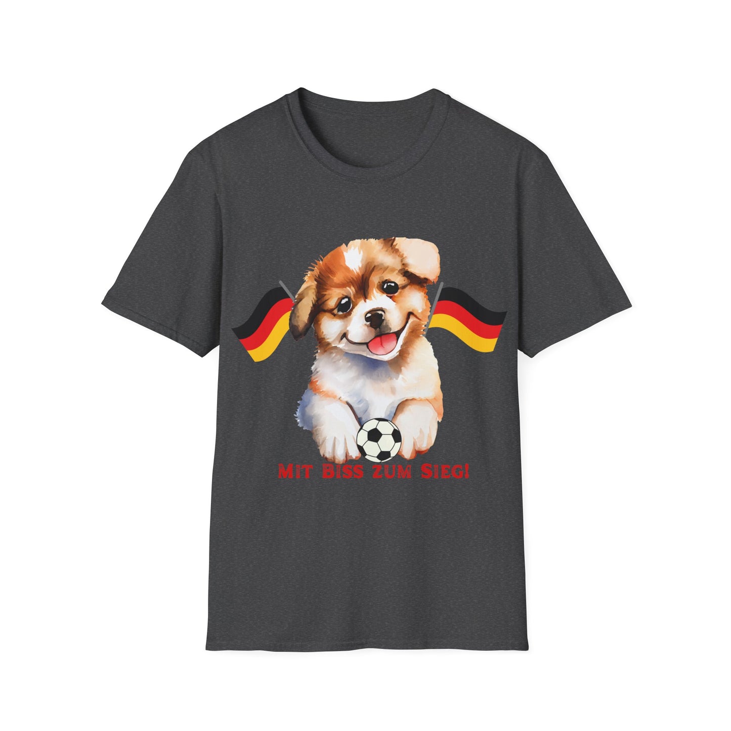 Deutsche Hunde für die Nationalmannschaft, Fußballfan T-Shirts, Flagge, Fanmotivtrikot, Fan Unisex T-Shirt, Tore, EM 2024, German soccer