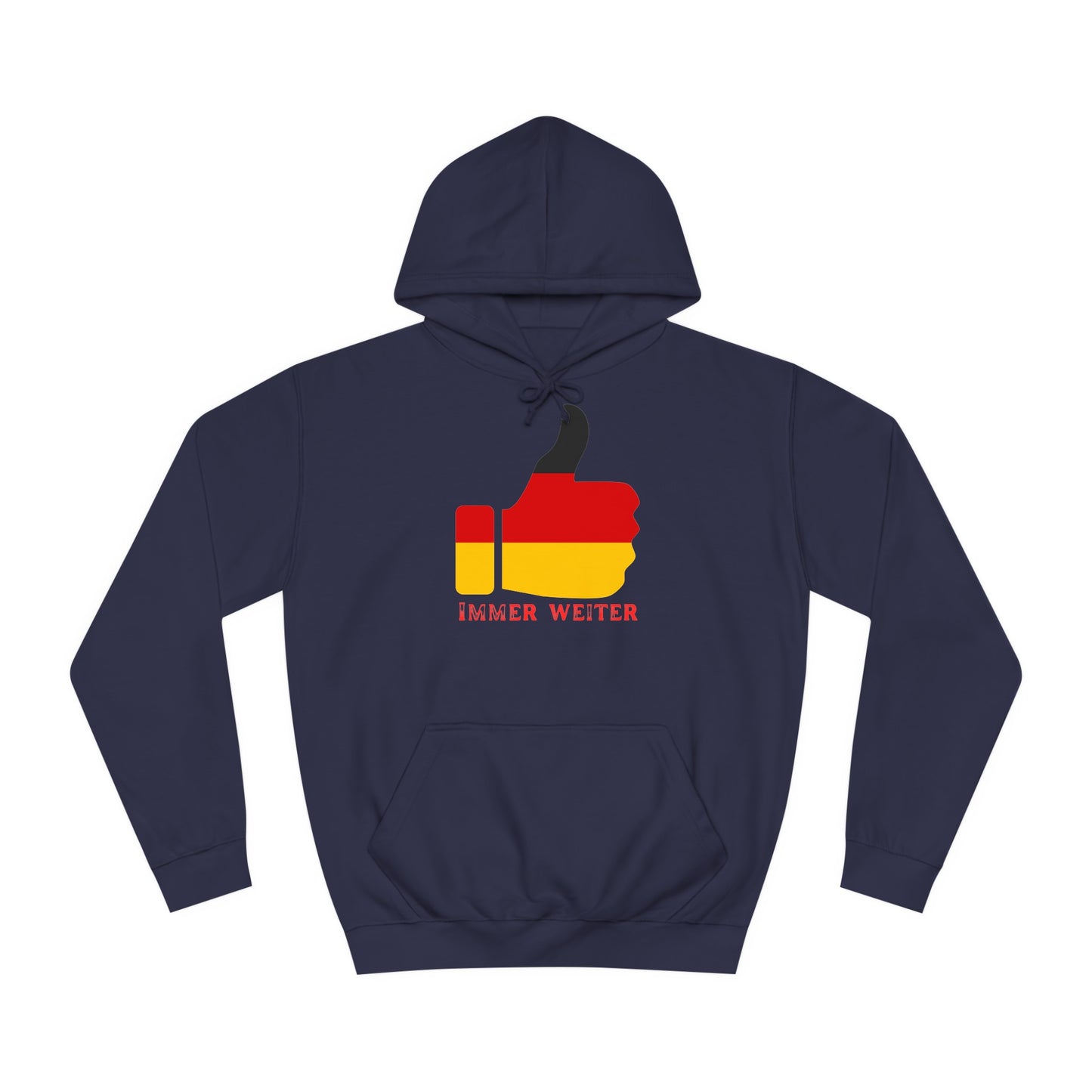 Immer Weiter für Team Deutschland auf Unisex Hoodies -  Beidseitig bedruckt