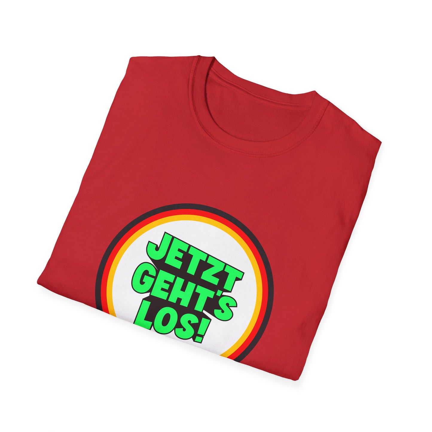 Jetzt geht's los! für die deutsche Nationalmannschaft auf Unisex T-Shirts