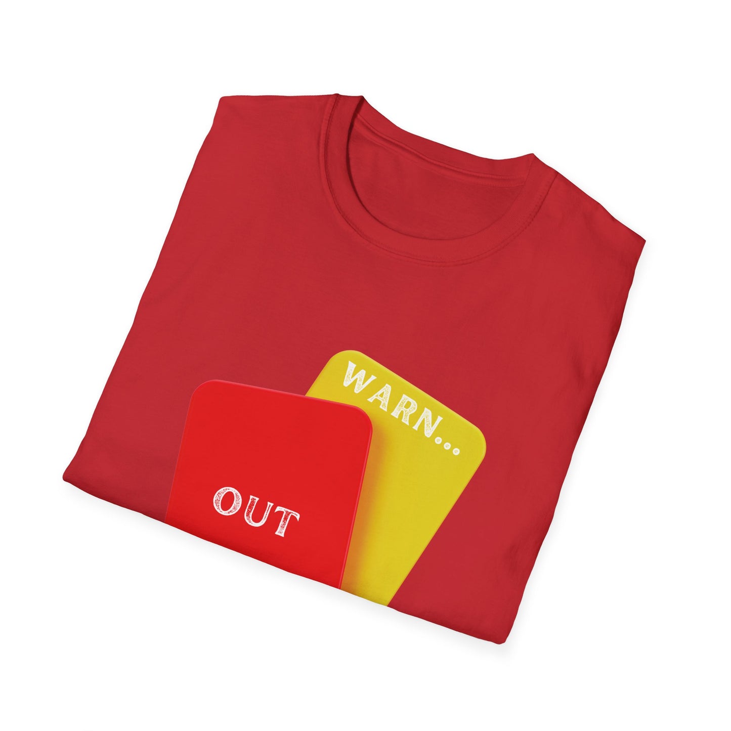 Red card, Yellow card football T-Shirts, Verschiede Designs, Unisex T-Shirt, Fanmotivtrikot, EM UEFA 2024 Siege, German Soccer Team