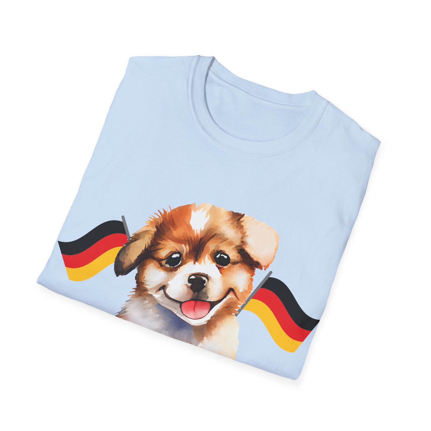 Deutsche Hunde für die Nationalmannschaft, Fußballfan T-Shirts, Flagge, Fanmotivtrikot, Fan Unisex T-Shirt, Tore, EM 2024, German soccer