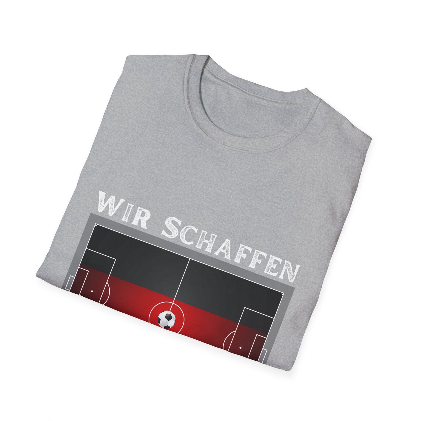 Fußballfan T-Shirts, Fanmotivtrikot, EM 2024 in Deutschland; Wir schaffen das!