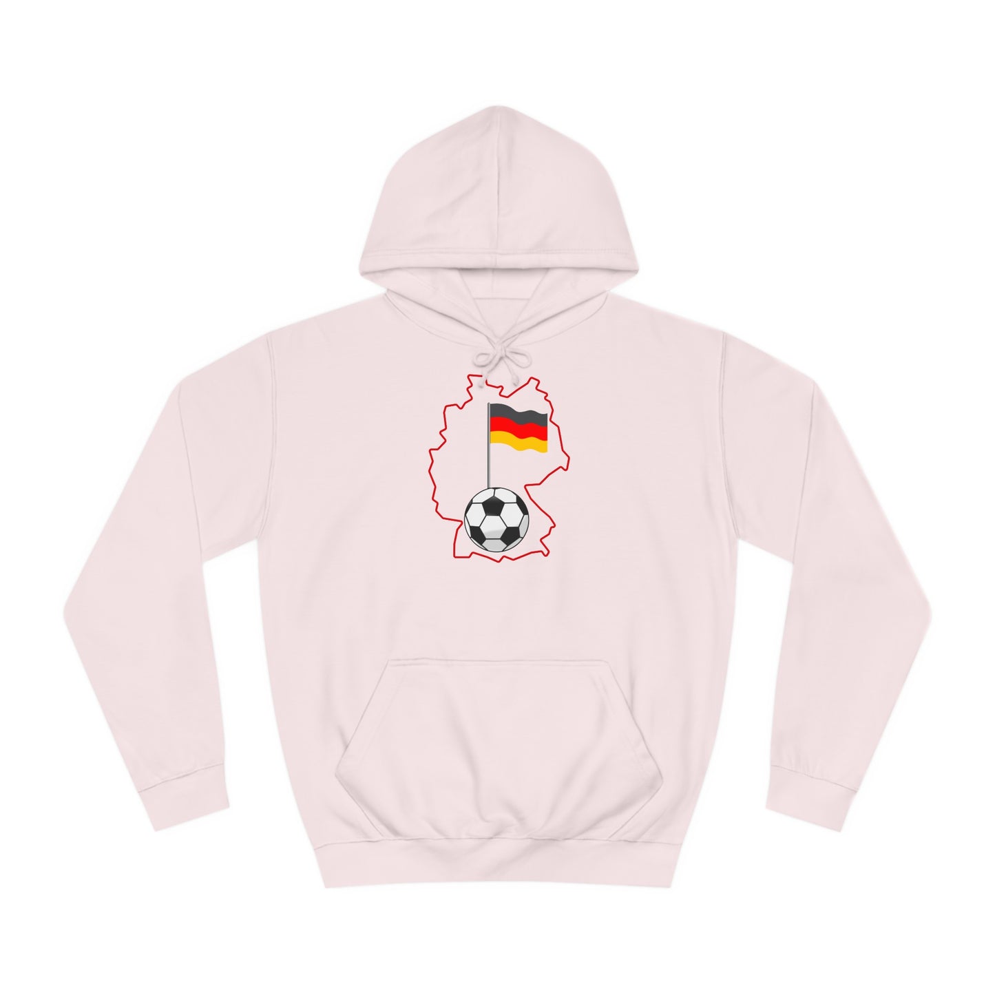 Erleben Sie die Schönheit und Leidenschaft des Fußballs in Deutschland - Beidseitig bedruckt - Hochwertige Unisex-Kapuzenpullover