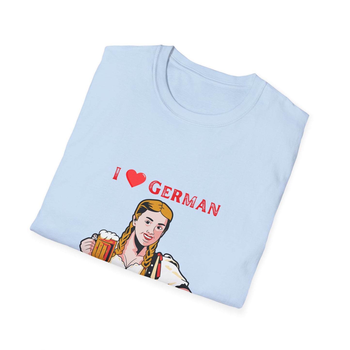 Deutsche Mädels auf Unisex-T-Shirts gedruckt - Sehr hübsch!