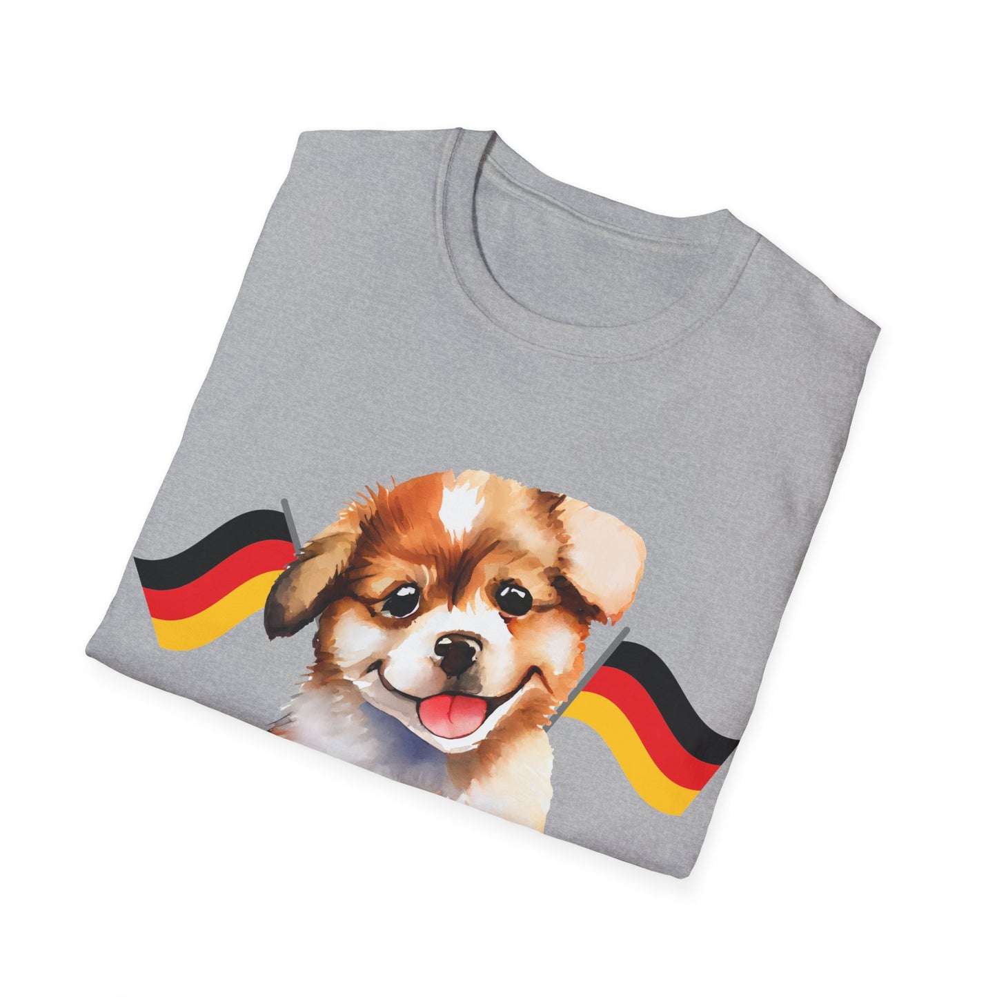 Deutsche Hunde für die Nationalmannschaft, Fußballfan T-Shirts, Flagge, Fanmotivtrikot, Fan Unisex T-Shirt, Tore, EM 2024, German soccer