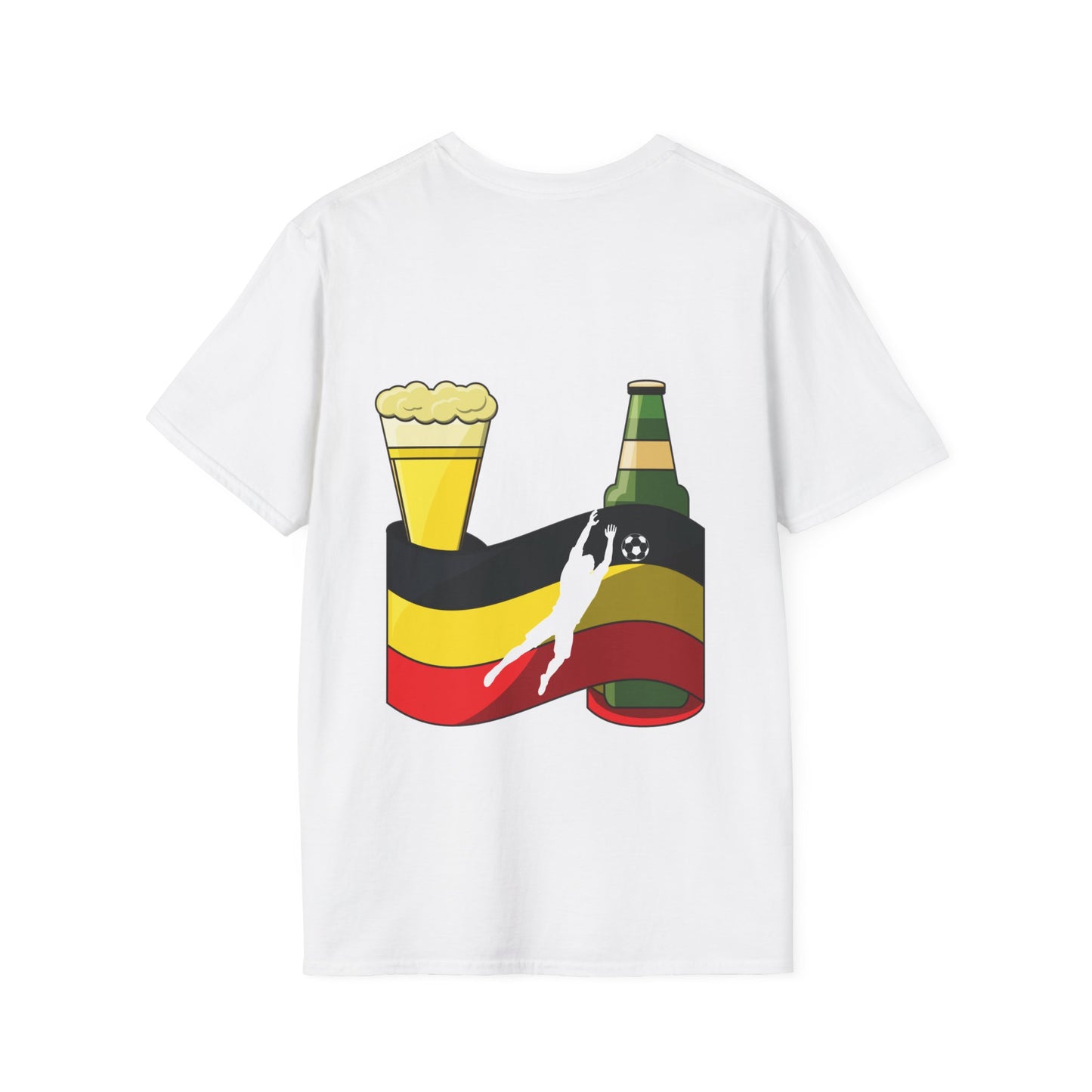 Deutsche Fußballfanmotivtrikot Unisex T-Shirts, Immer Weiter für die Mannschaft