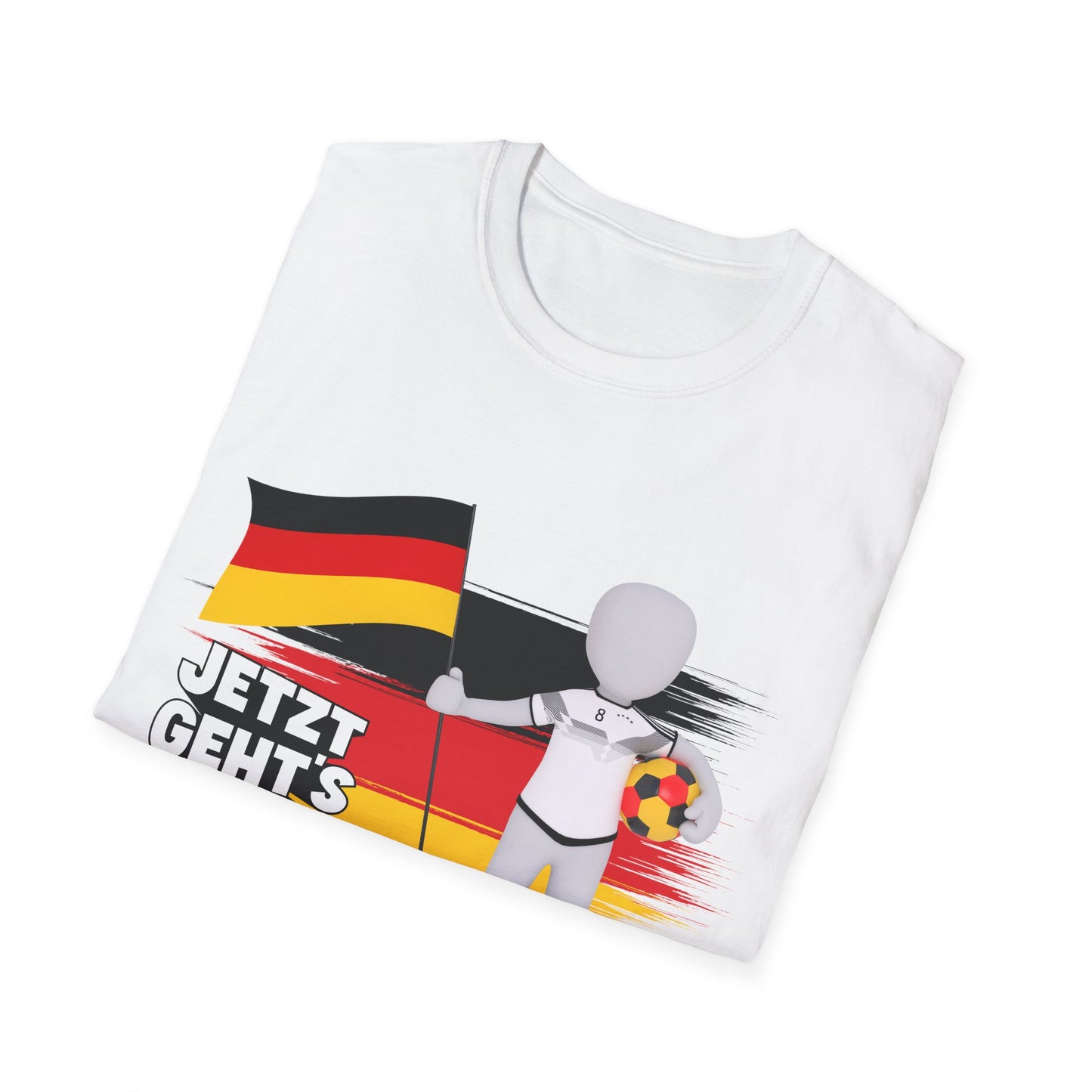 Einzigartige Unisex T-Shirt-Motive für Fußballfans, Echte Fanbekleidung mit deutscher Fußballleidenschaft, Nationalmannschaft-Fantrikot