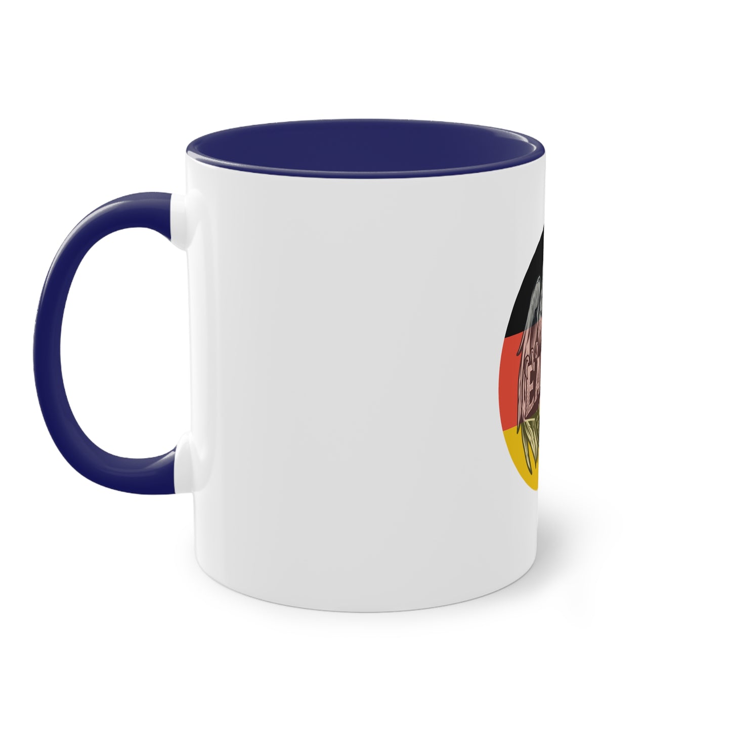 Majestätischer Adler auf Kaffeetassen – Kraft und Eleganz