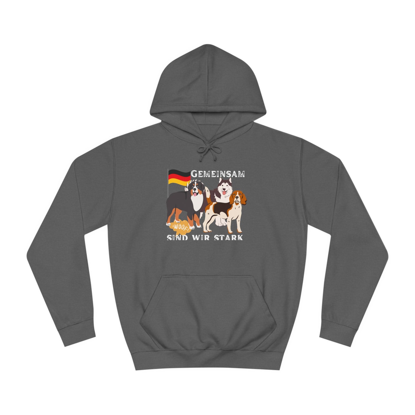 Deutsche Hunde als beste Fans aller Zeiten! - Gedruckt auf Hoodies von bester Qualität.