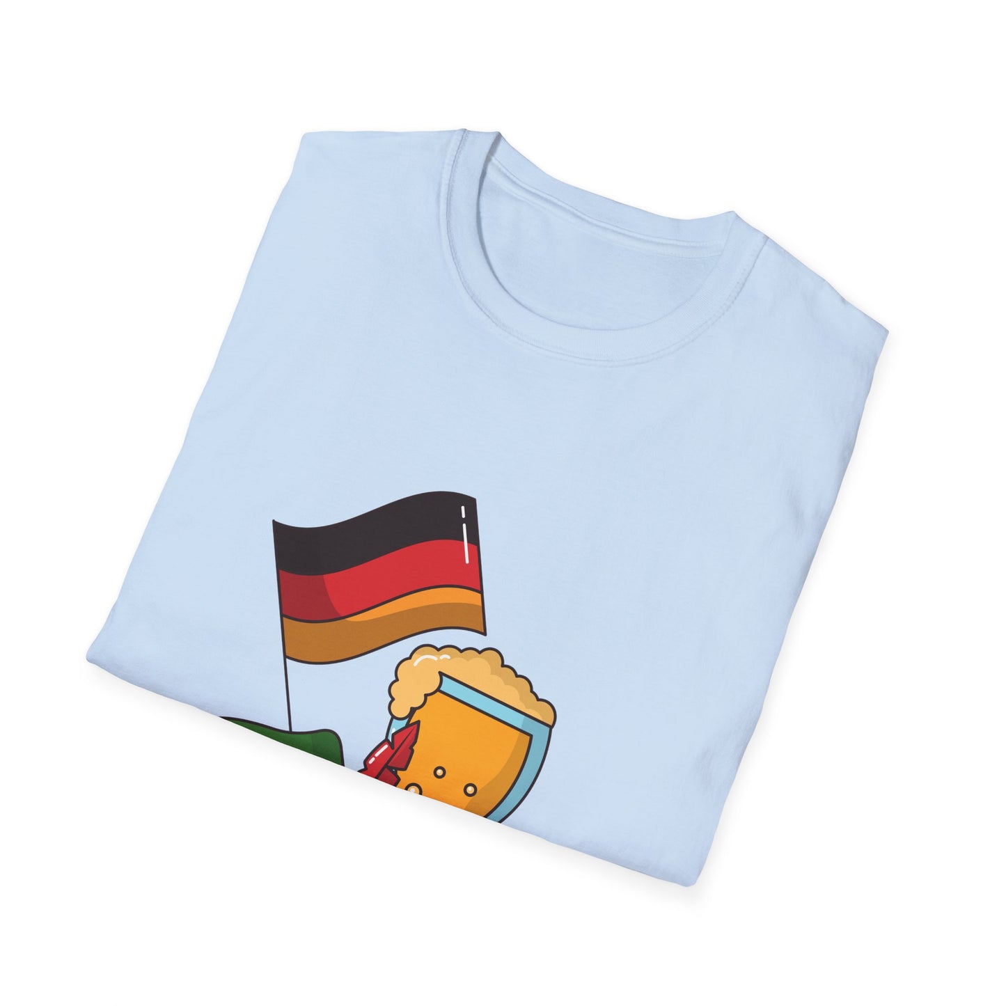 Deutschland Fußballfan Druck-T-Shirts, Fanmotivtrikot, Nationalmannschaft, Unisex Druck-T-Shirt, Sweatshirt, Tanktop, EM 2024, Team Germany