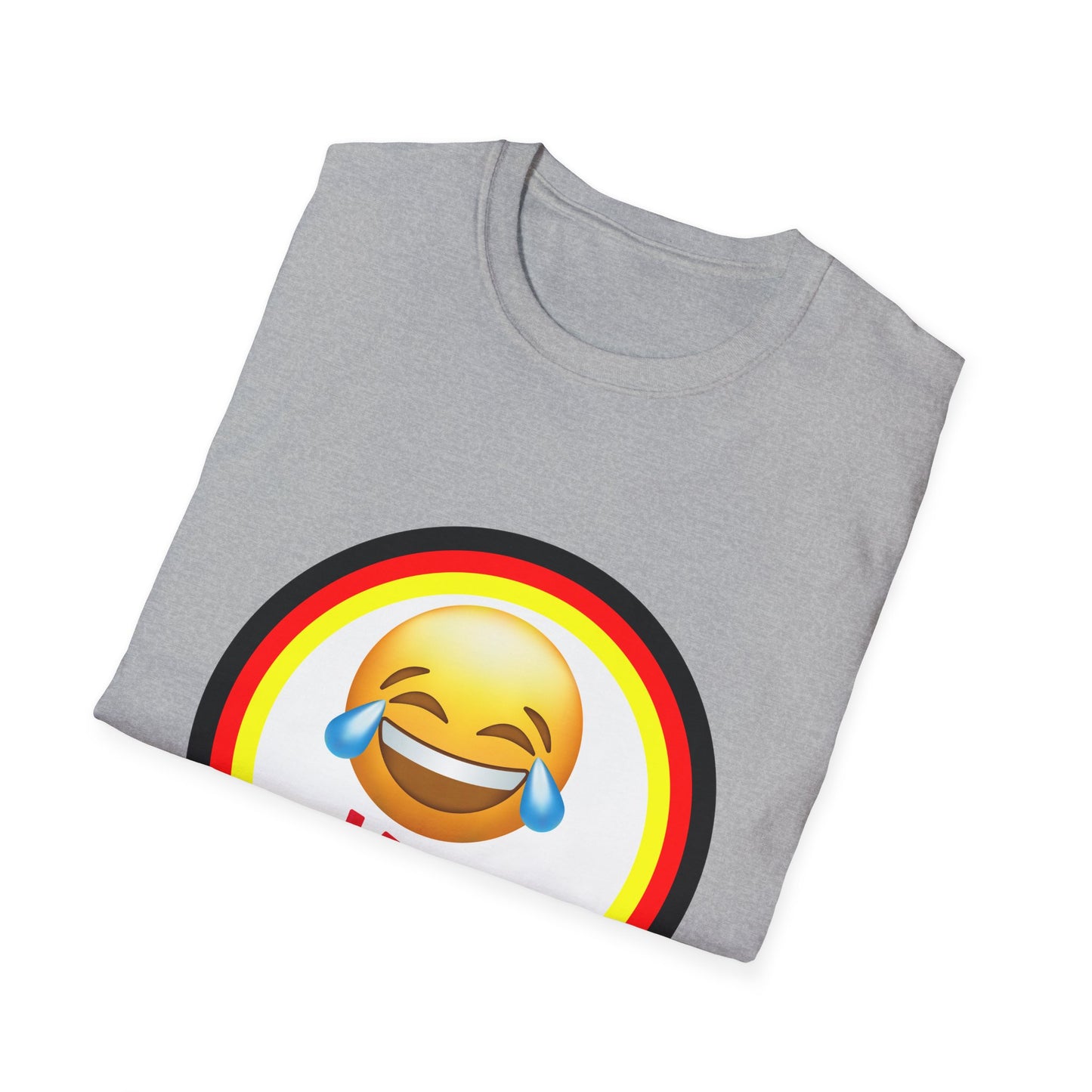 Lächeln im Stil, Haha, Humorvolle T-Shirt Designs aus Deutschland, Spaß haben, Lustige Momente mit einem Lachen tragen, Laugh like a German