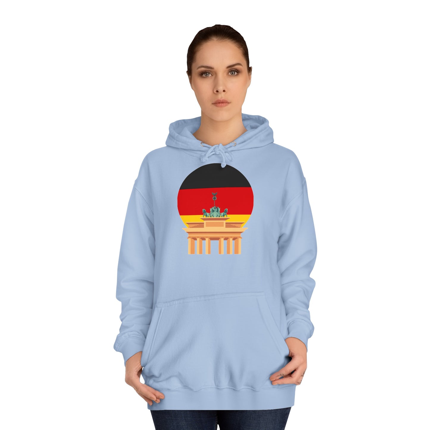 Brandenburger Tor Wahrzeichen auf Unisex Hoodies tragen - Top Qualität