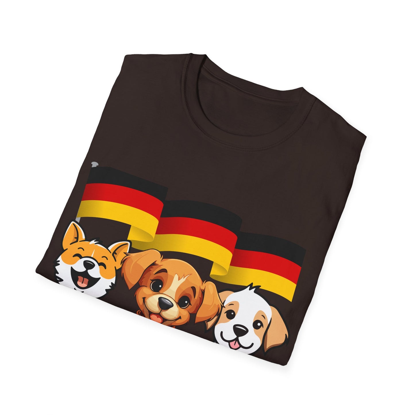 Deutsche Hunde für die Nationalmannschaft, Fußballfan Unisex T-Shirts