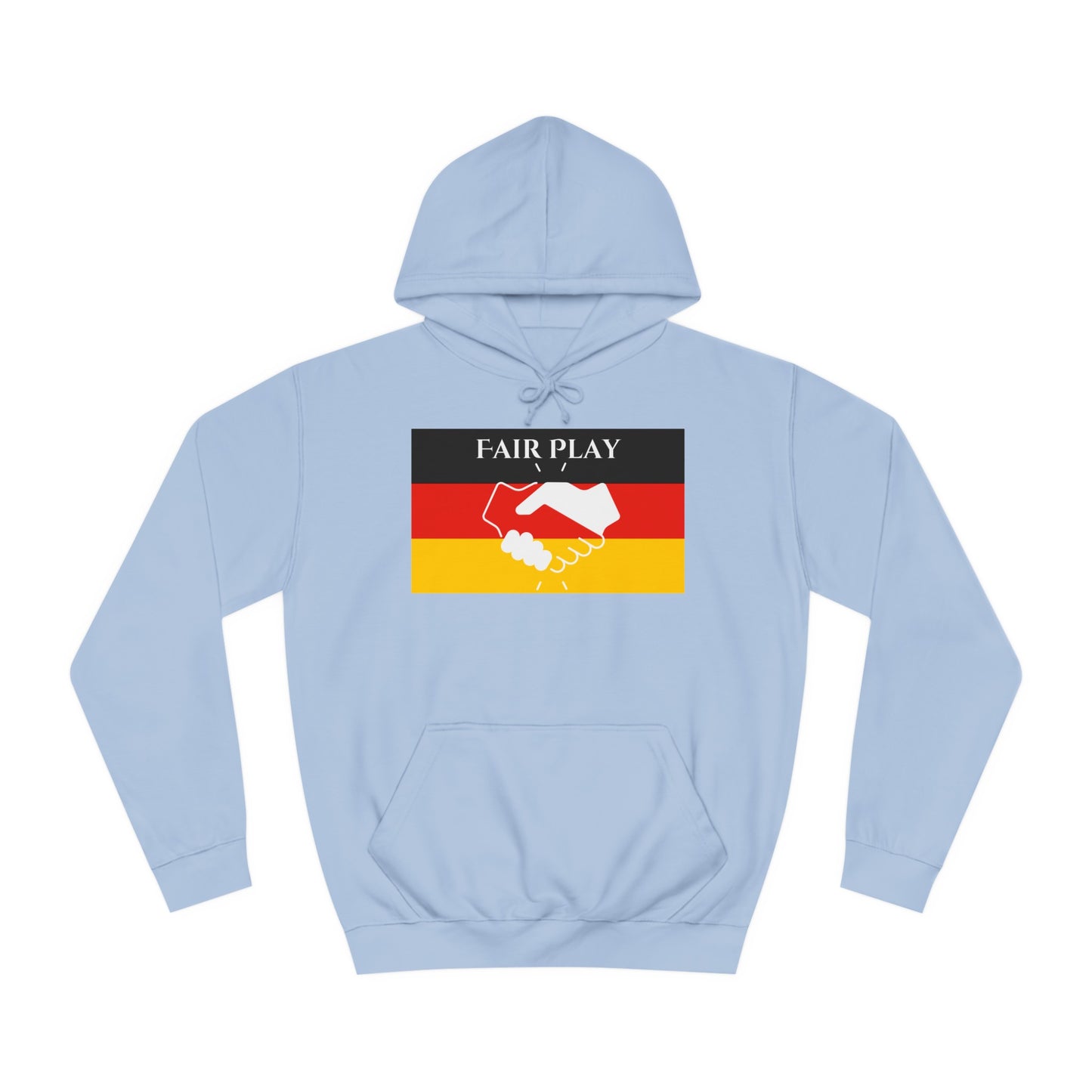 Hochwertige Hoodies - Fairplay für Deutschland - Beide Seiten gedruckt