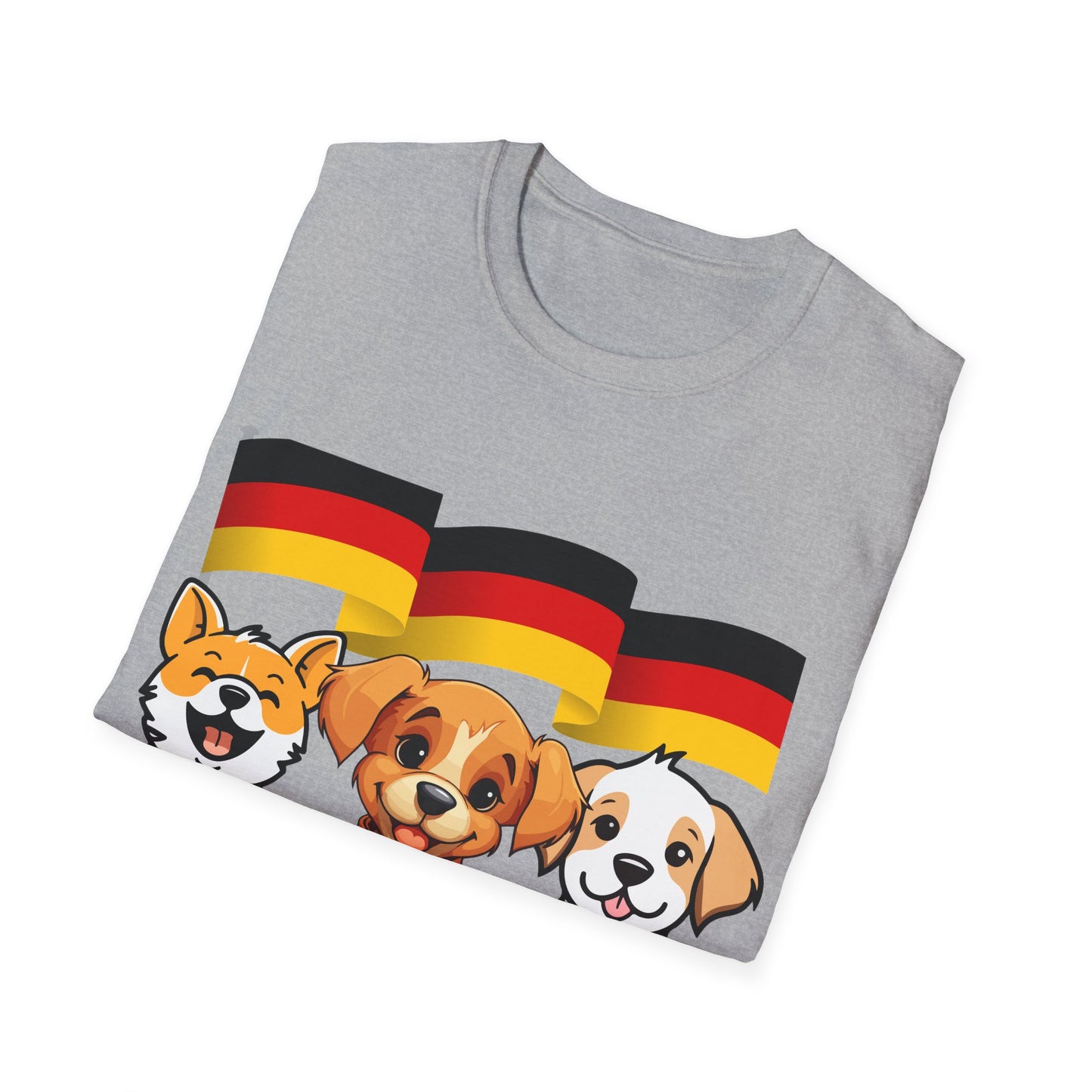 Deutsche Hunde für die Nationalmannschaft, Fußballfan Unisex T-Shirts