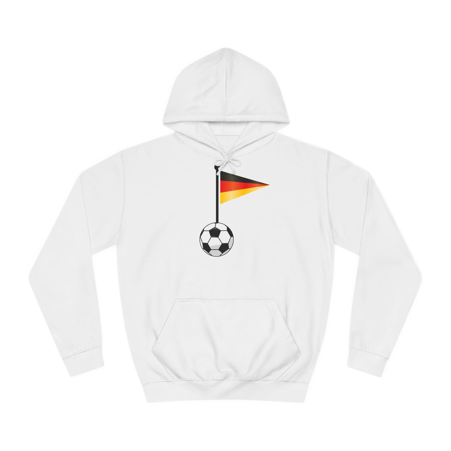 Einfach für Deutschland stehen -   Immer witer - Hochwertige Unisex-Kapuzenpullover - Beidseitig