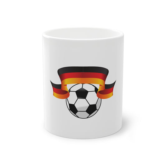 Soccer Deutschland - auf Kaffeetassen bedruckt - Farbe: weiß, Standardtasse, groß 11 Unzen