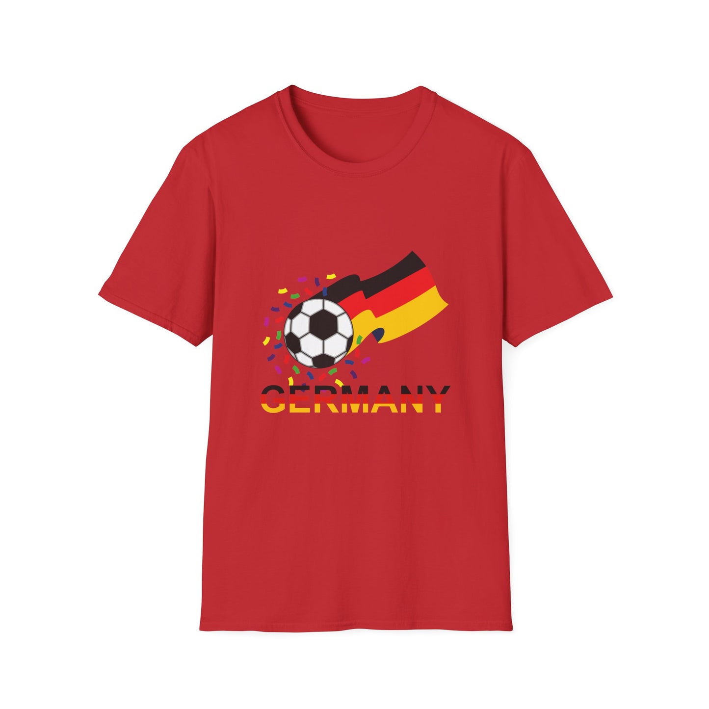 Deutsche Nationalmannschaft Fußballfan T-Shirts, Verschiede Designs, Unisex T-Shirt, Fanmotivtrikot, EM UEFA 2024 Siege, German Soccer Team