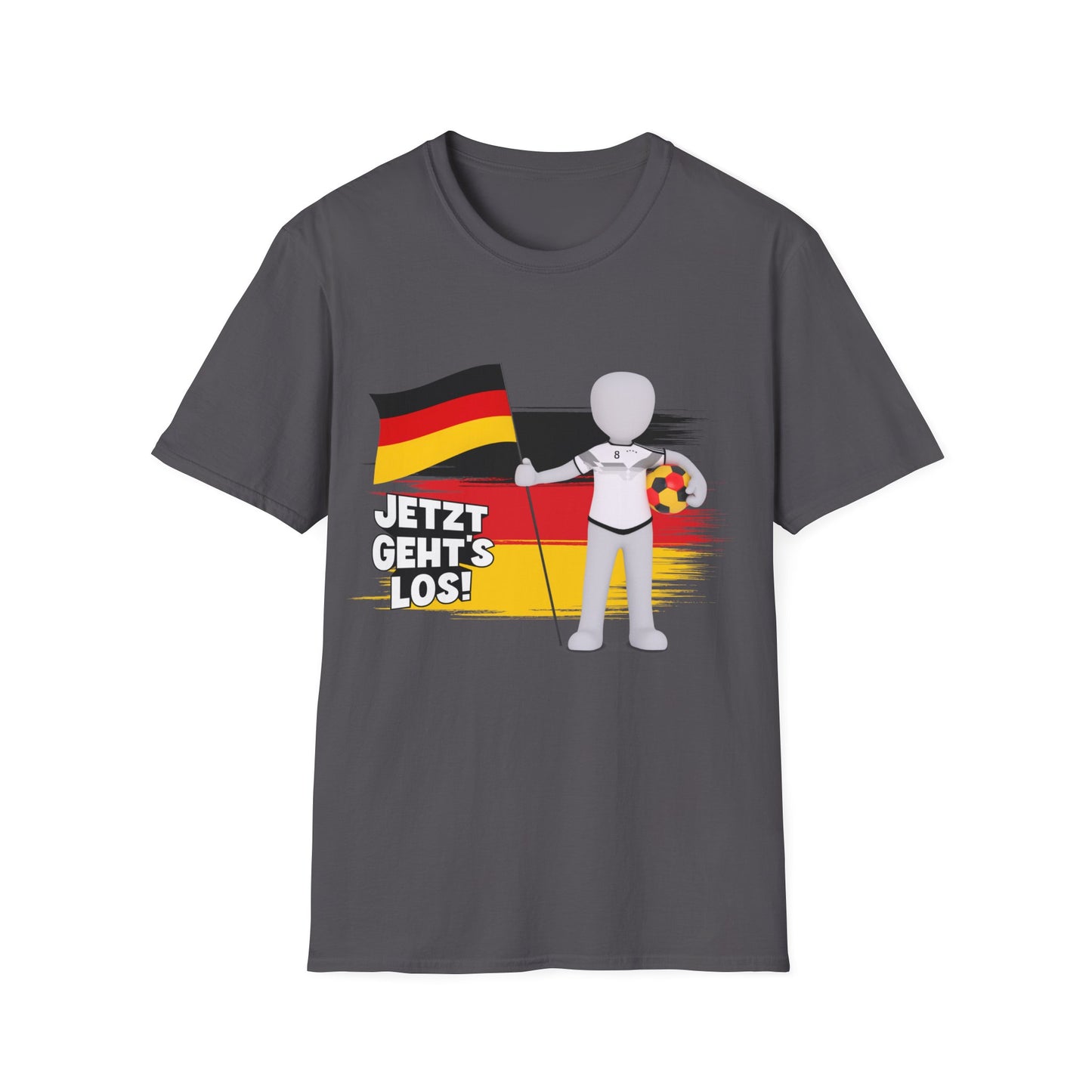 Einzigartige Unisex T-Shirt-Motive für Fußballfans, Echte Fanbekleidung mit deutscher Fußballleidenschaft, Nationalmannschaft-Fantrikot