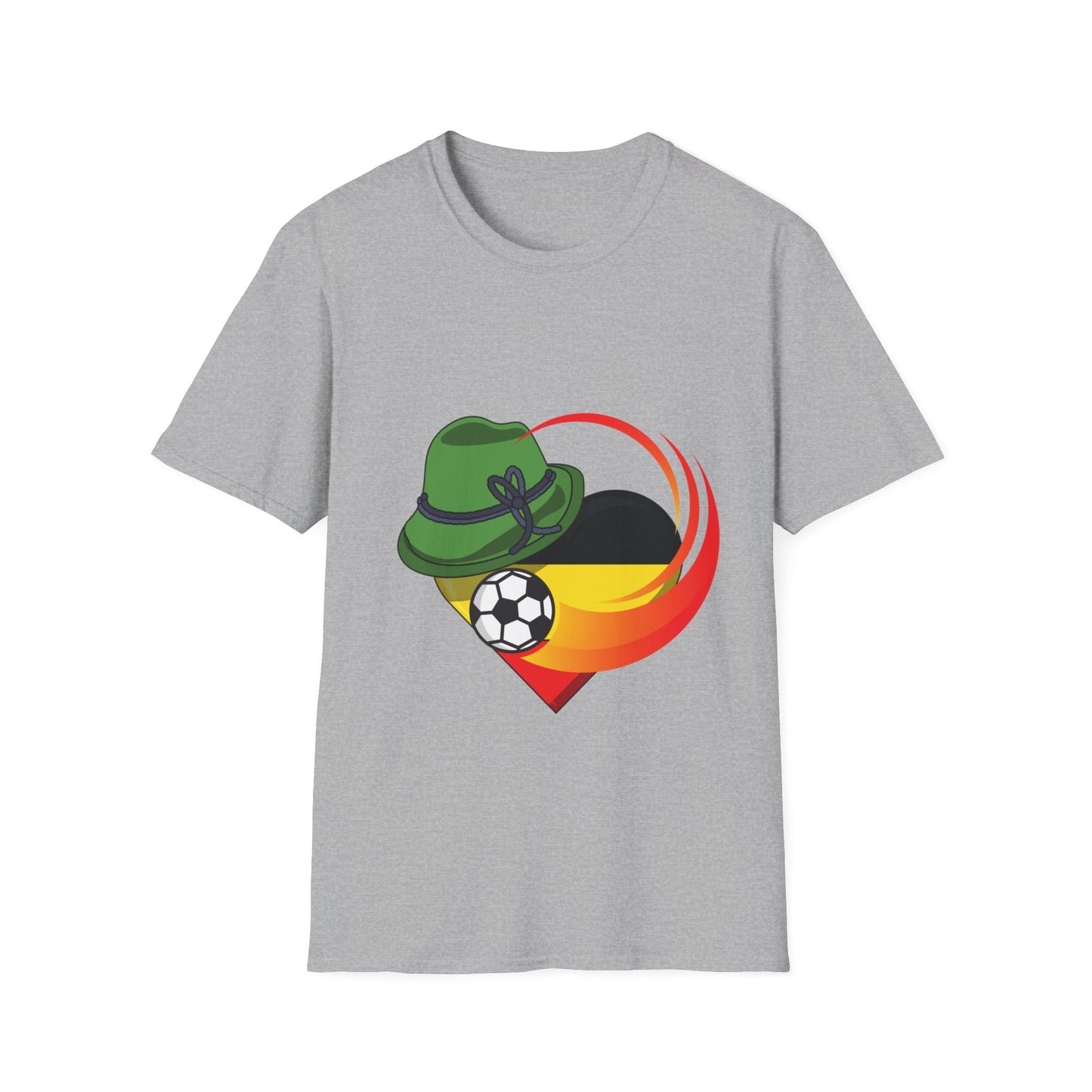 Deutsche Fußballfanmotivtrikot Unisex T-Shirts, Immer Weiter für die Mannschaft