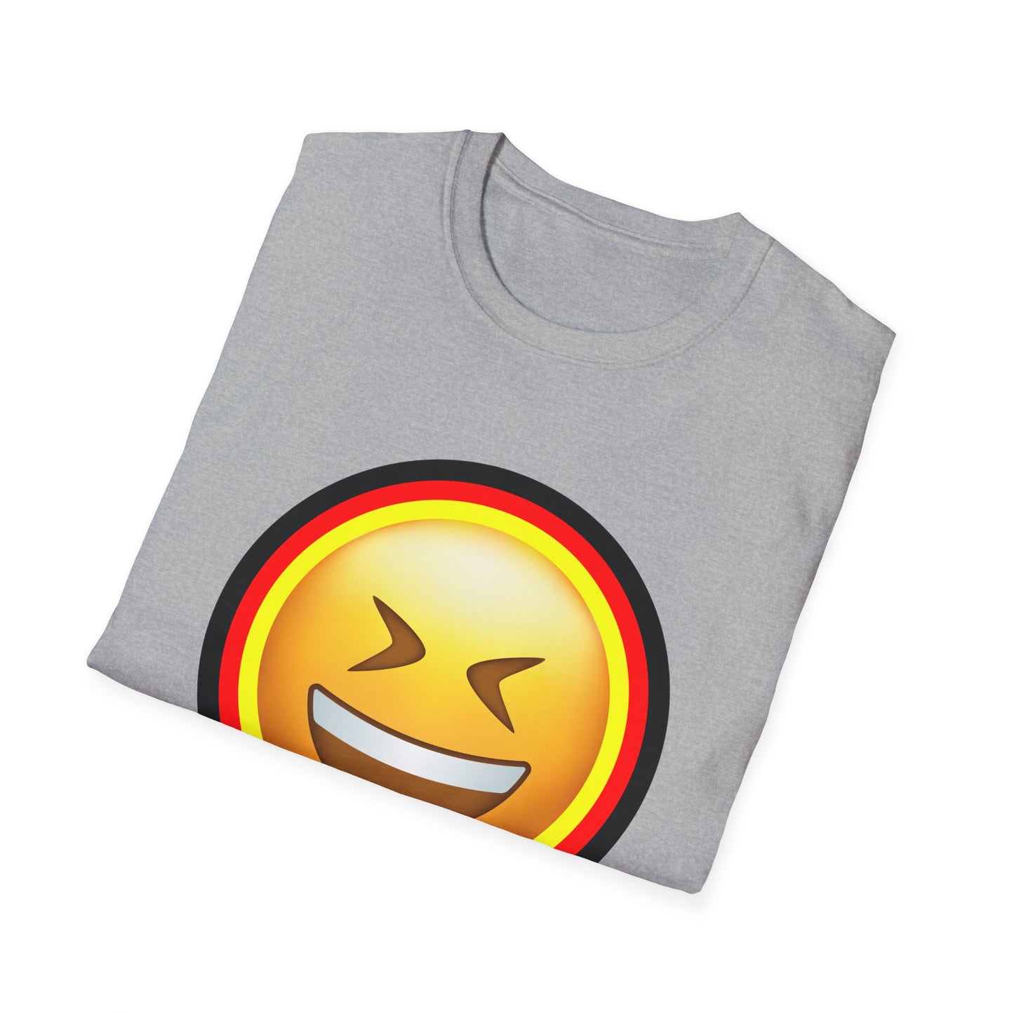 Lächeln im Stil, Haha, Humorvolle T-Shirt Designs aus Deutschland, Spaß haben, Lustige Momente mit einem Lachen tragen, Laugh like a German