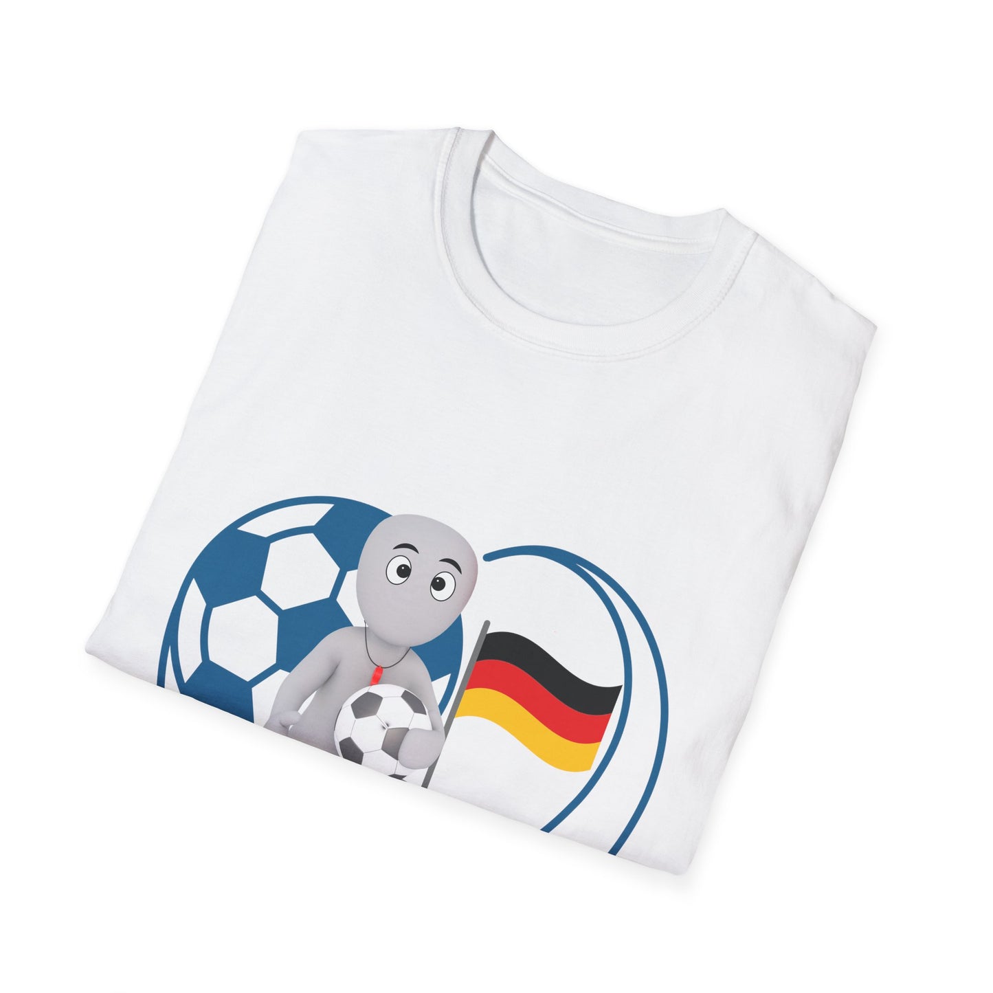 Einzigartige Unisex T-Shirt-Motive für Fußballfans, Echte Fanbekleidung mit deutscher Fußballleidenschaft