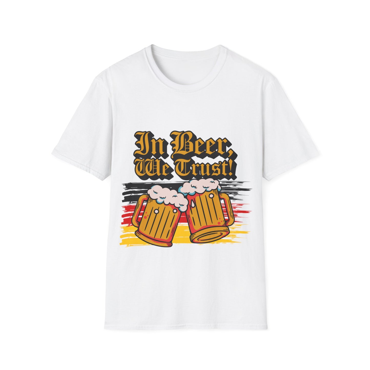 Prost und Cheers aus Deutschland - Auf trendigen Unisex T-Shirts, German Beer quality