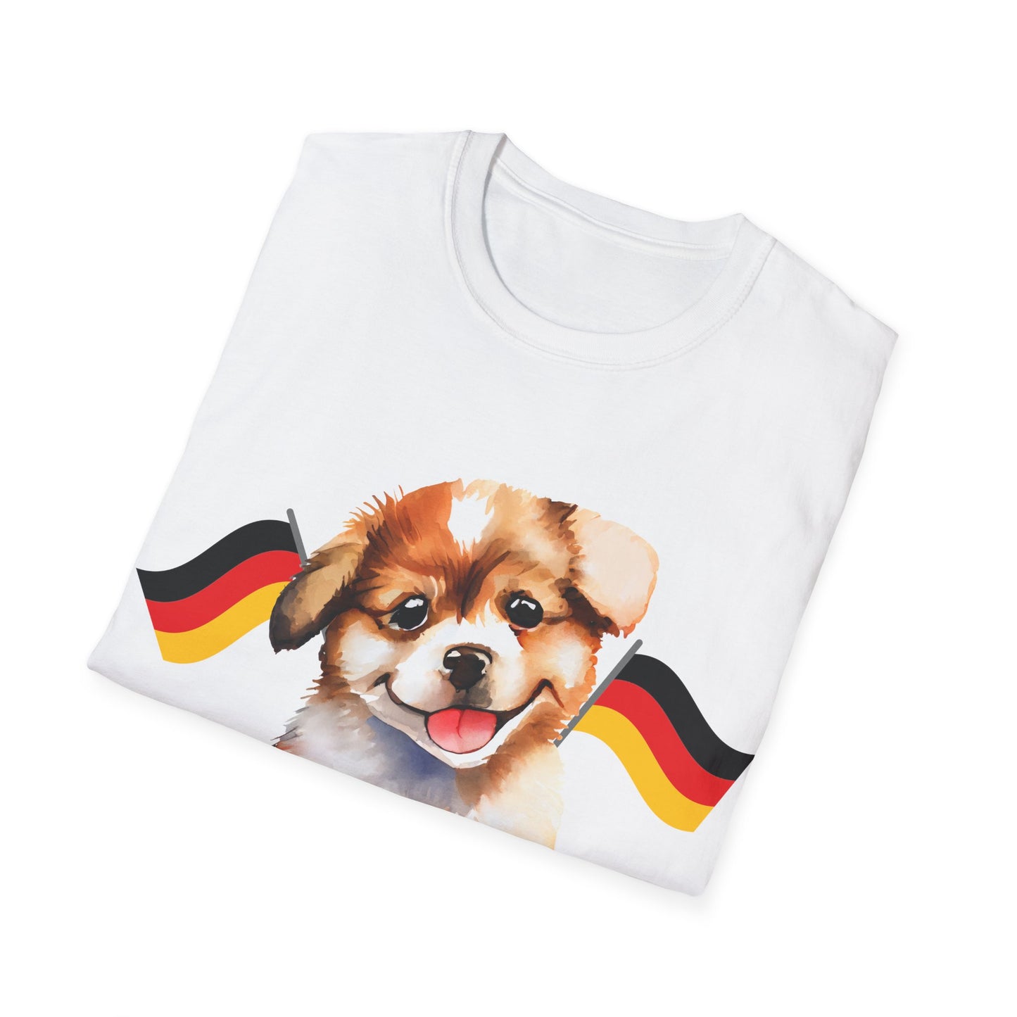 Deutsche Hunde für die Nationalmannschaft, Fußballfan T-Shirts, Flagge, Fanmotivtrikot, Fan Unisex T-Shirt, Tore, EM 2024, German soccer