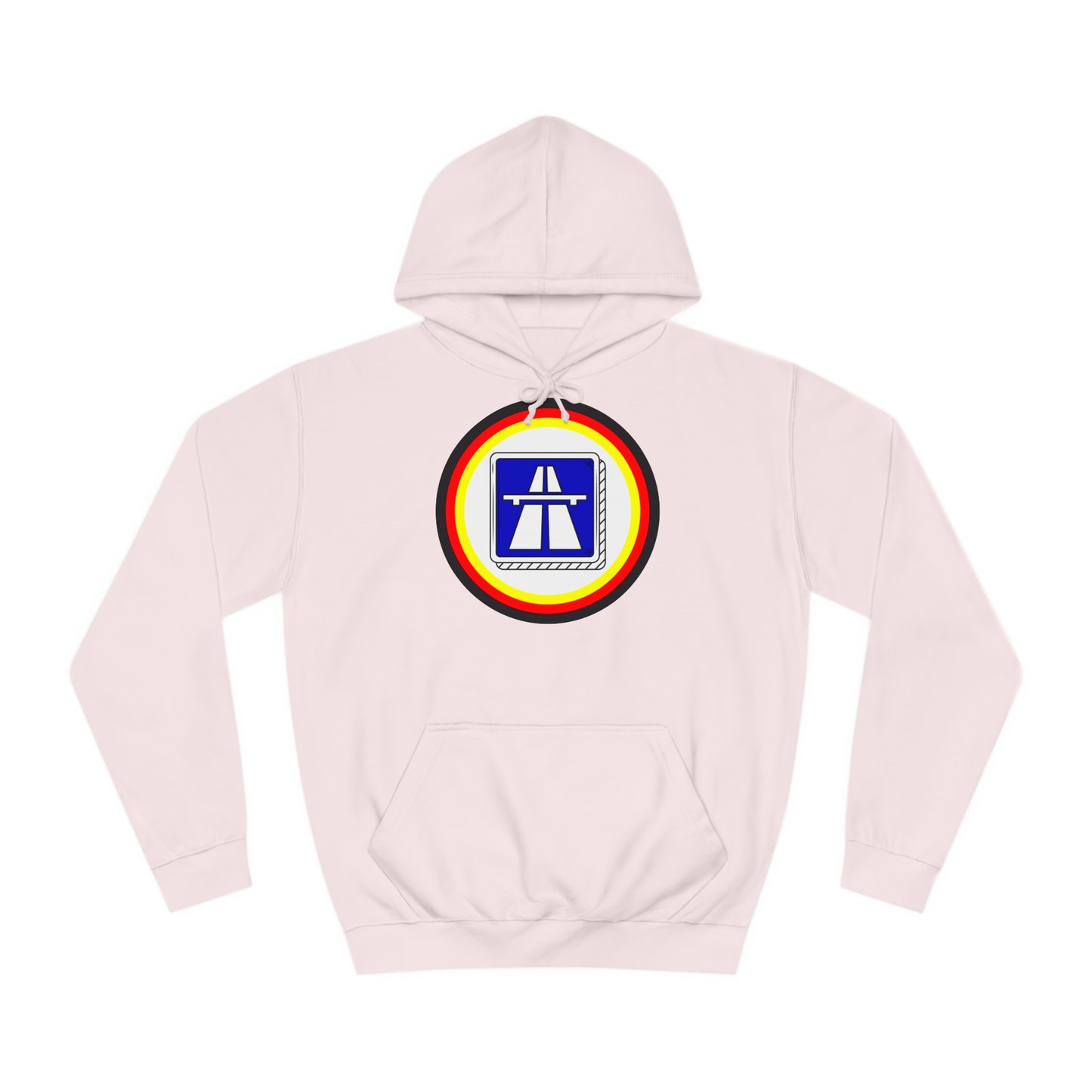 Hochwertige Unisex Hoodies für Autobahnfans - Beide Seiten gedruckt - German Highway - No speed limit