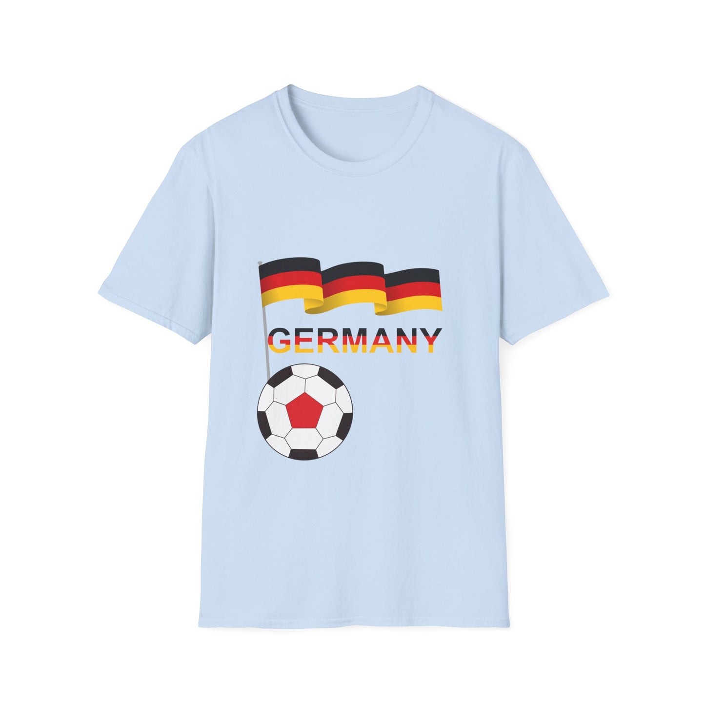 Germany - Einzigartige Unisex T-Shirts, Made in Germany Fashion, Best Quality T-Shirts, Exzellenz und Stylish, Sport, Füßball