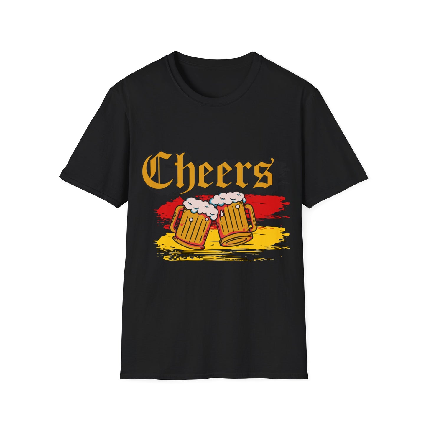 Prost und Cheers aus Deutschland, auf trendigen T-Shirts, German Beer, Made in Germany Fashion, Best Quality T-Shirts, Exzellenz und Stylish