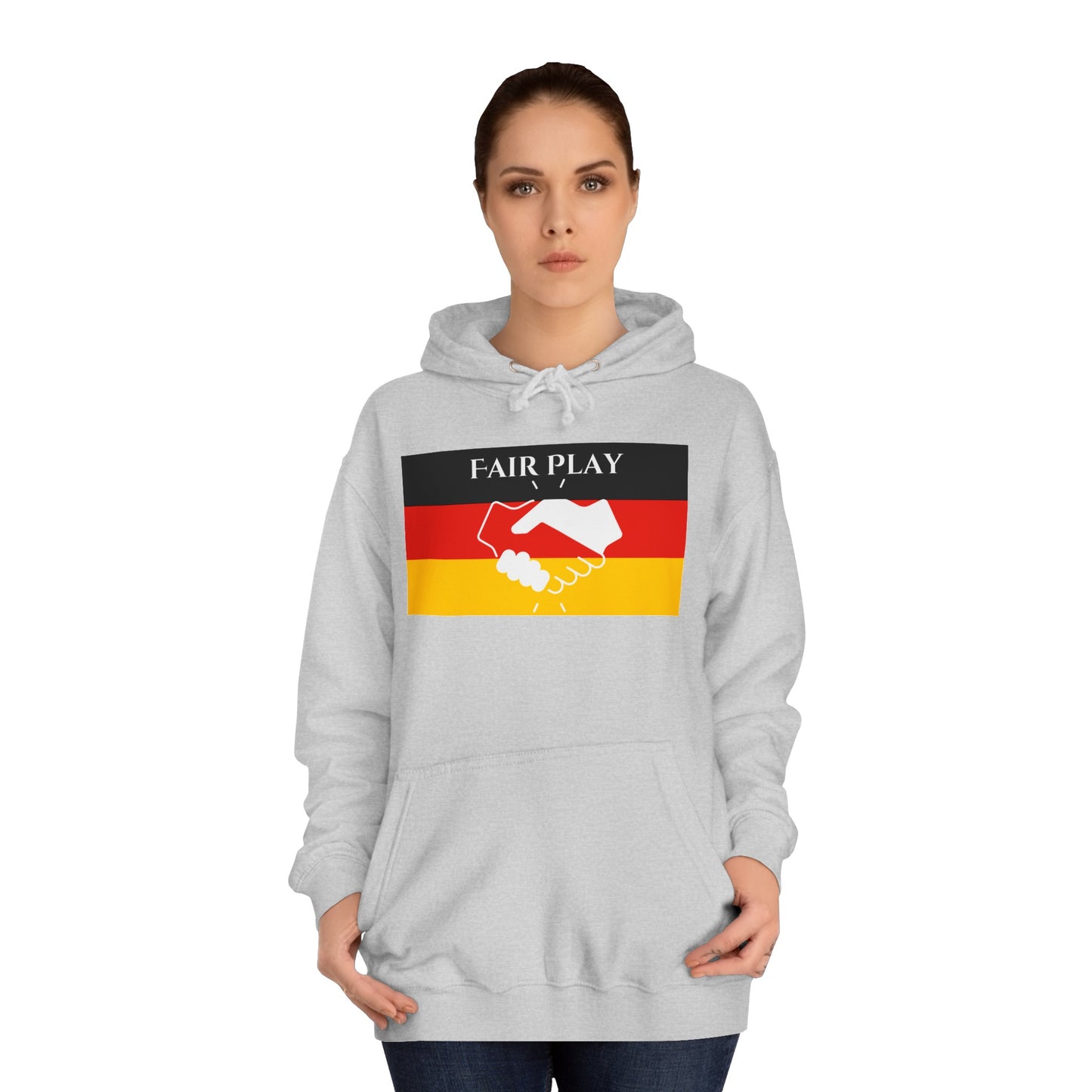 Hochwertige Hoodies - Fairplay für Deutschland - Beide Seiten gedruckt