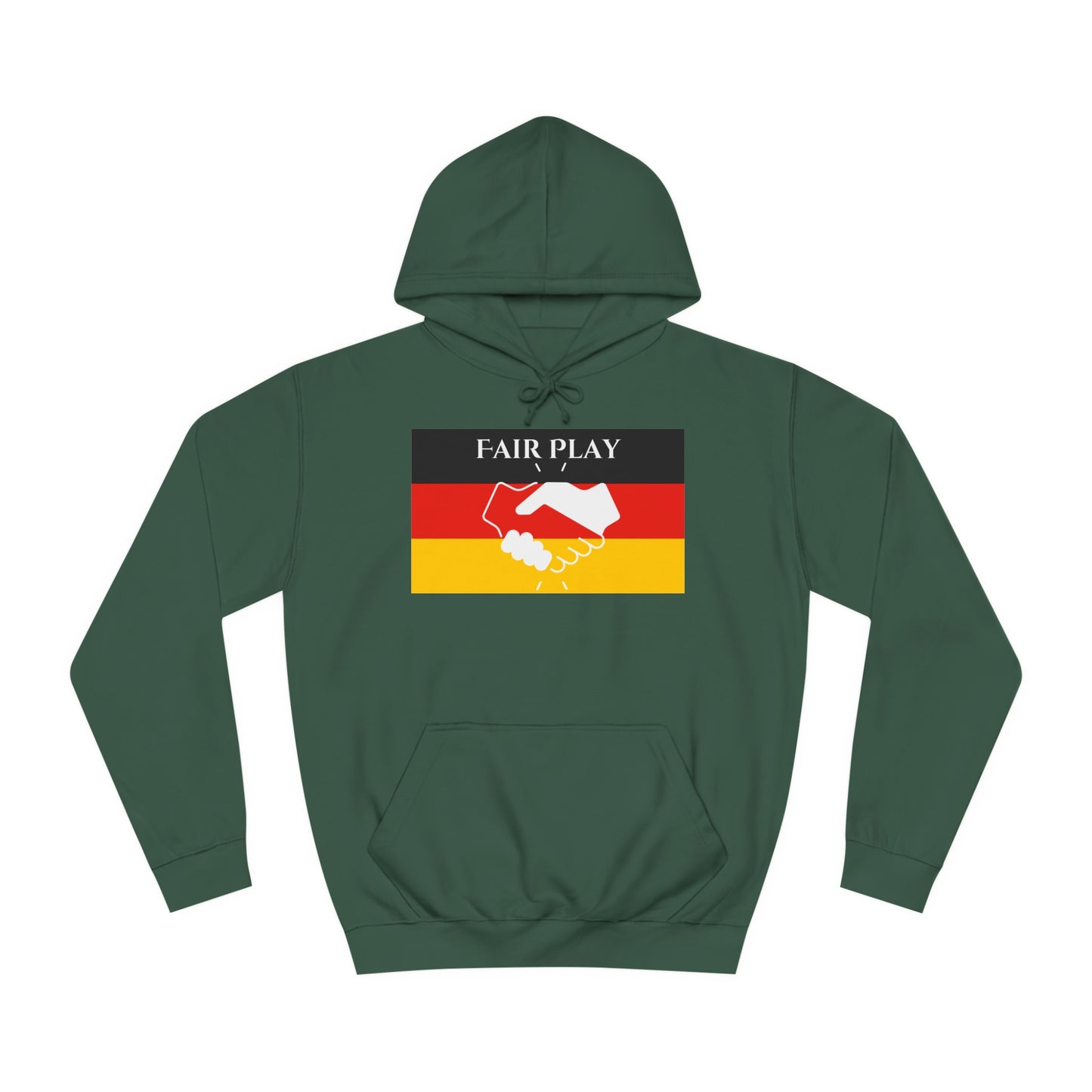 Hochwertige Hoodies - Fairplay für Deutschland - Beide Seiten gedruckt