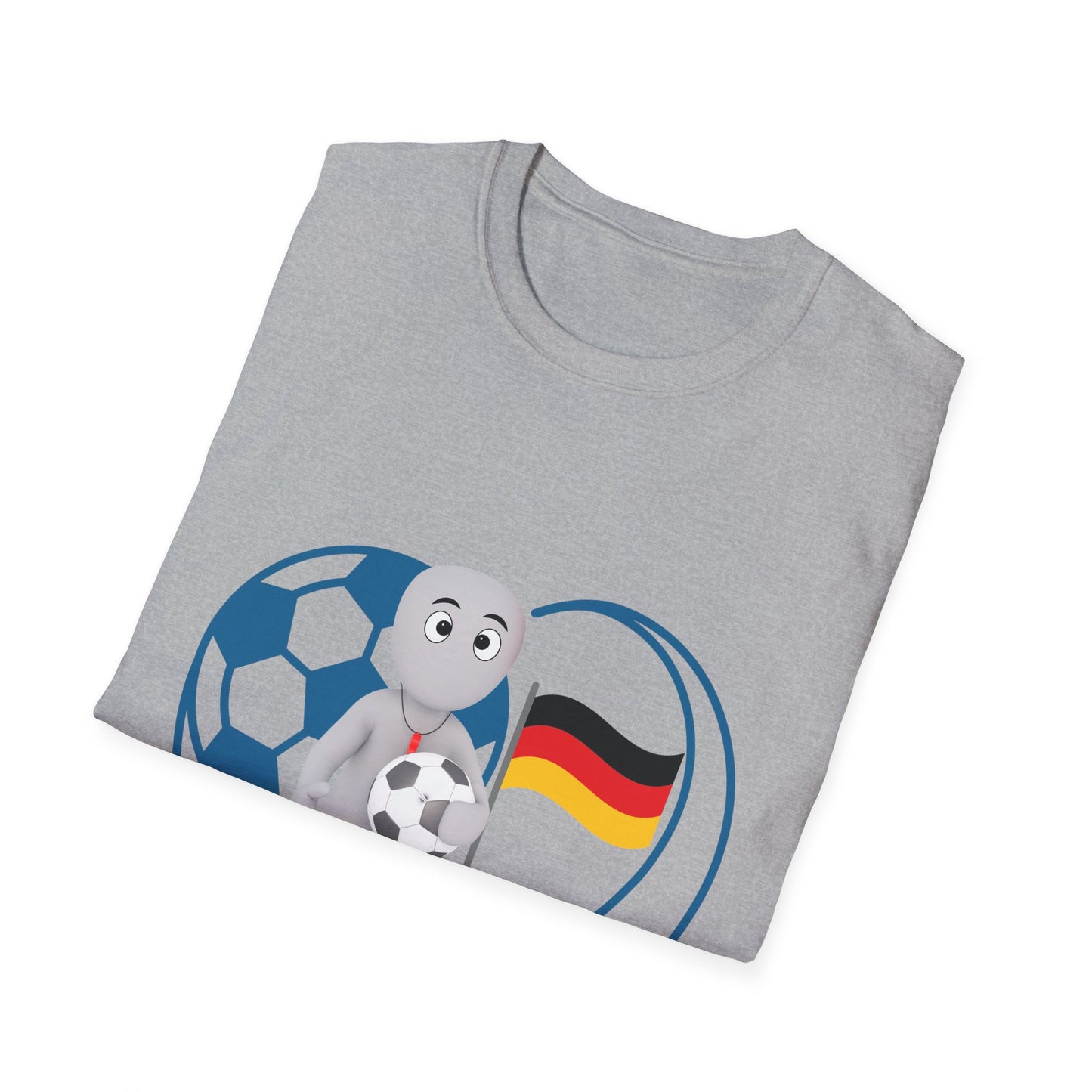 Einzigartige Unisex T-Shirt-Motive für Fußballfans, Echte Fanbekleidung mit deutscher Fußballleidenschaft