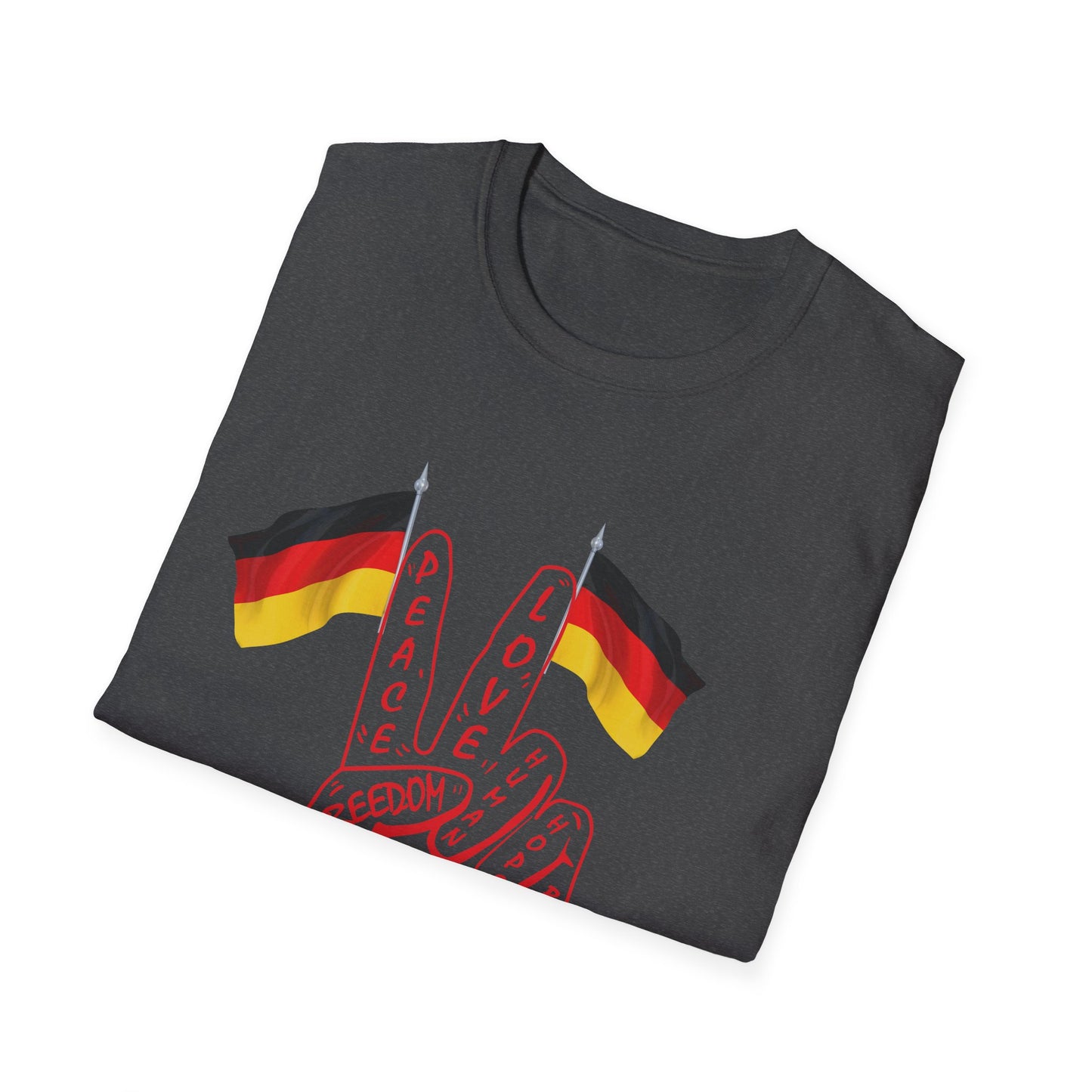 Deutschland für peace - Unisex T-Shirt nur für Frieden