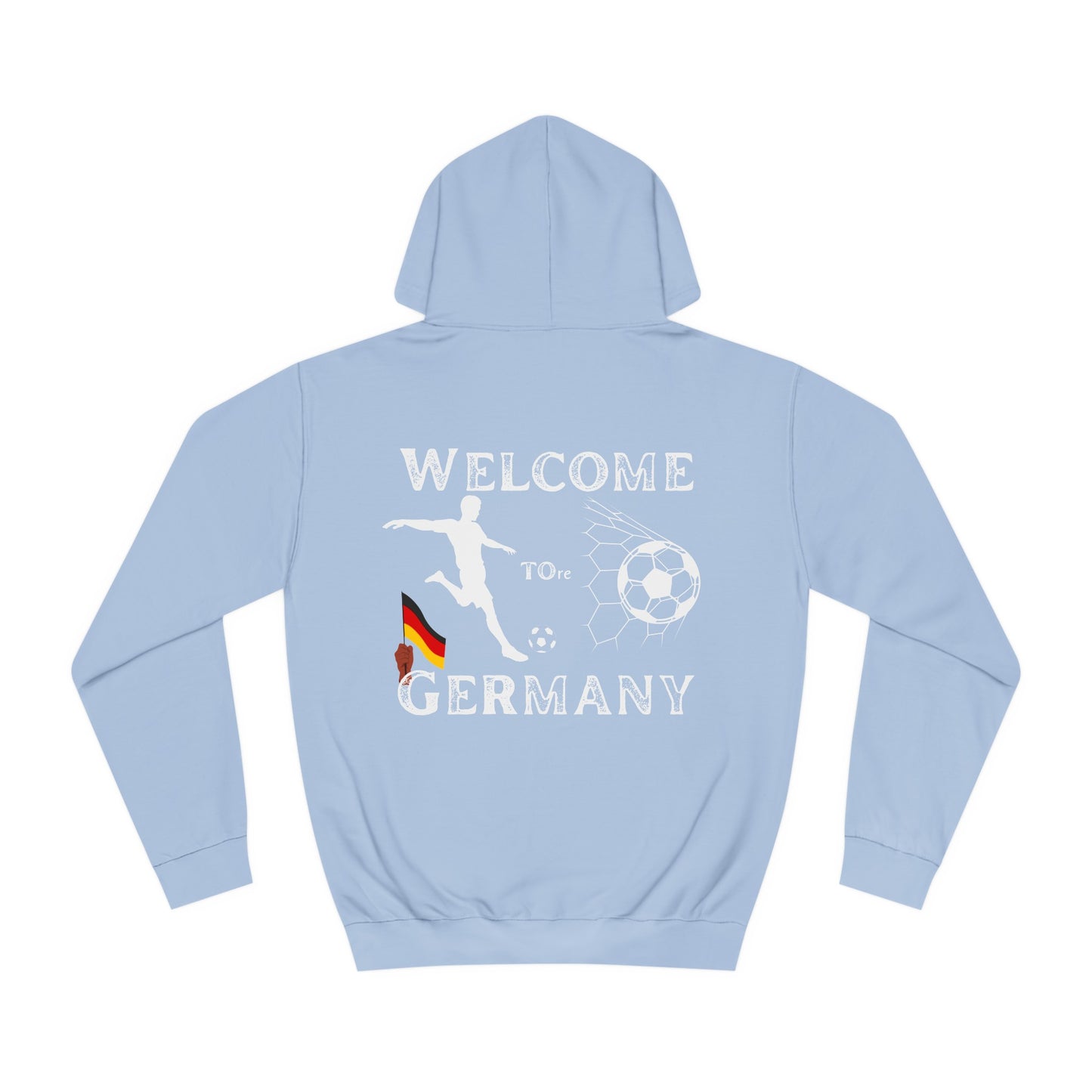 Erleben Sie die Schönheit und Leidenschaft des Fußballs in Deutschland - Hochwertige Unisex-Kapuzenpullover - Beidseitig bedruckt