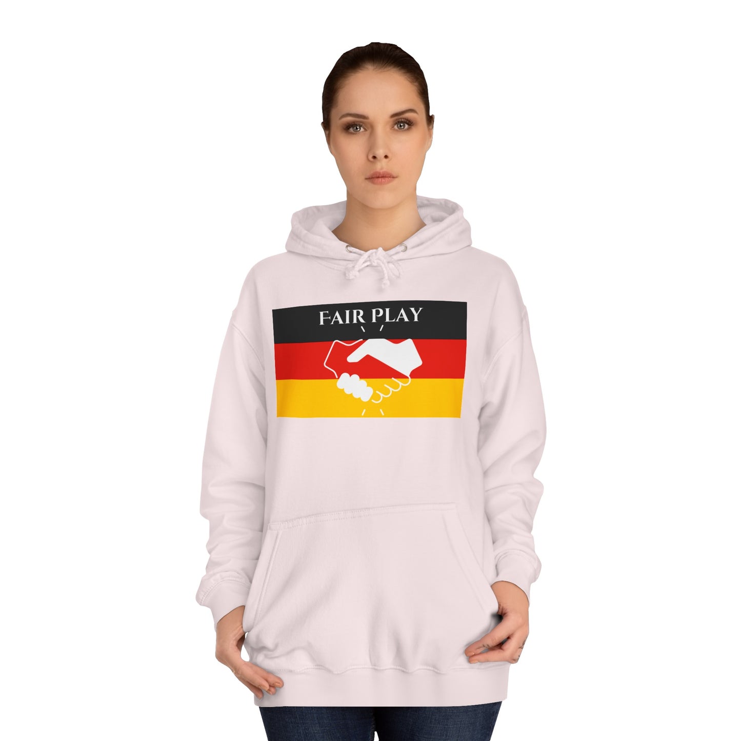 Hochwertige Hoodies - Fairplay für Deutschland - Beide Seiten gedruckt