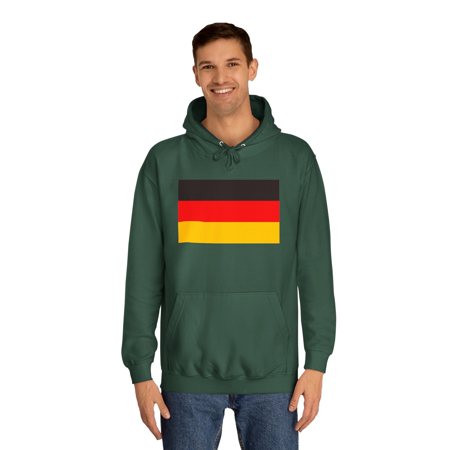 Hochwertige Unisex-Hoodies mit gedruckter deutscher Flagge