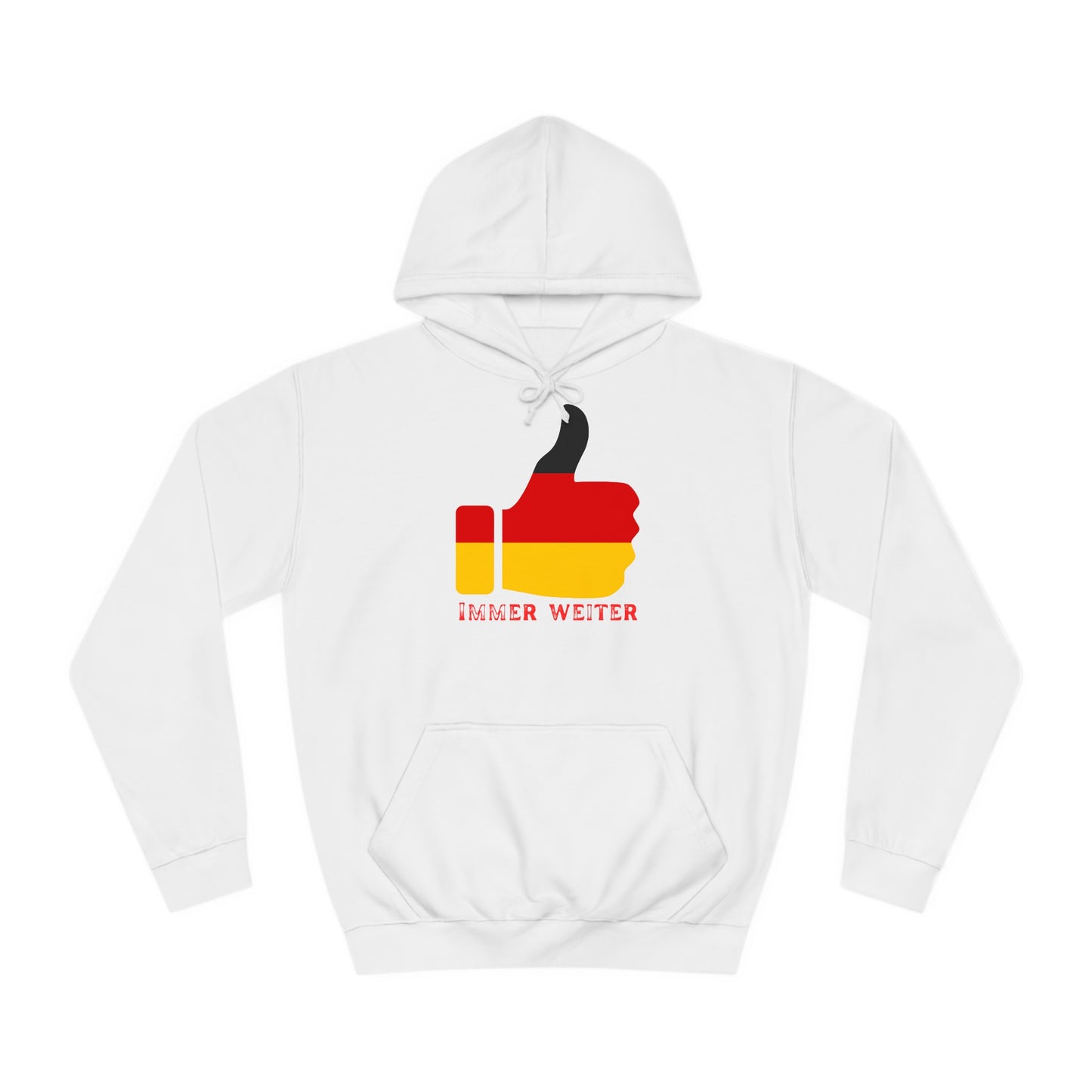 Immer Weiter für Team Deutschland auf Unisex Hoodies -  Beidseitig bedruckt