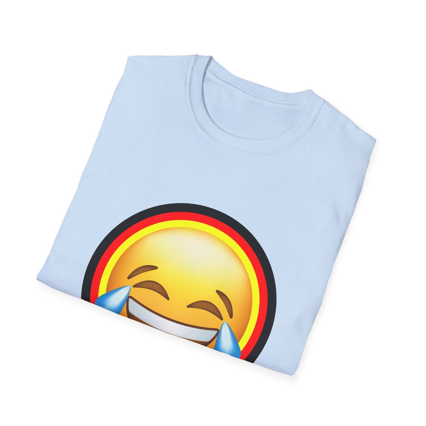 Lächeln im Stil, Haha, Humorvolle T-Shirt Designs aus Deutschland, Spaß haben, Lustige Momente mit einem Lachen tragen, Laugh like a German