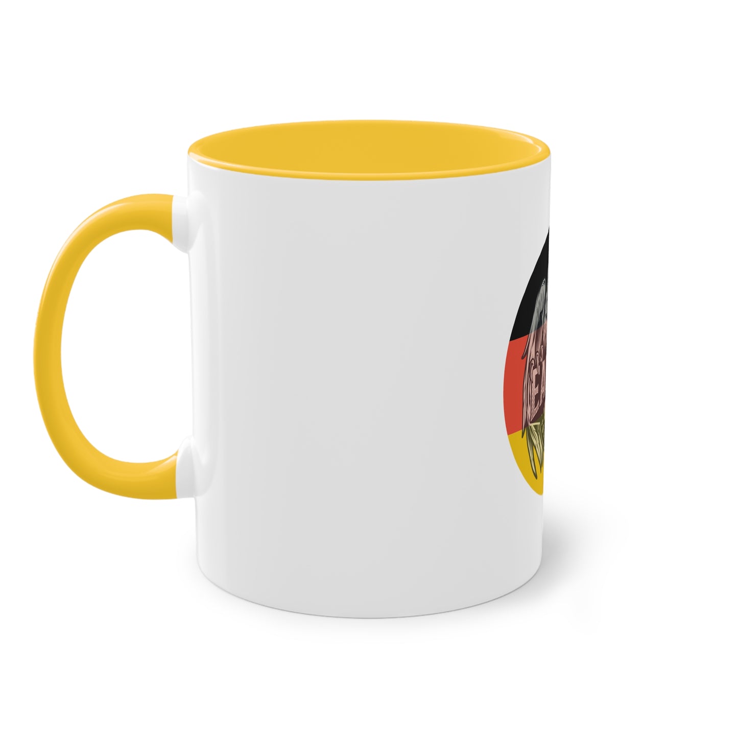 Majestätischer Adler auf Kaffeetassen – Kraft und Eleganz